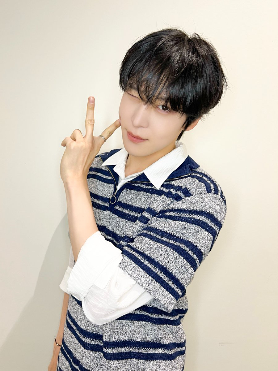 Recent activity shot of Yunho (ATEEZ)