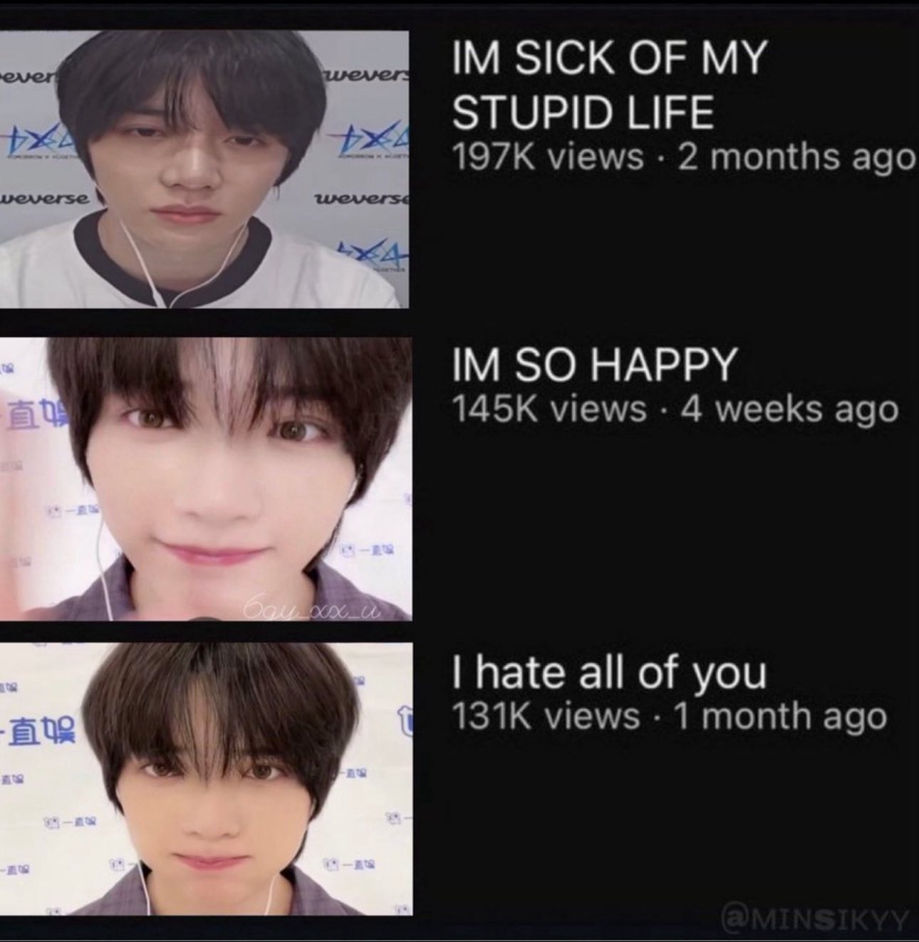 Momen yang diabadikan oleh penggemar TOMORROW X TOGETHER