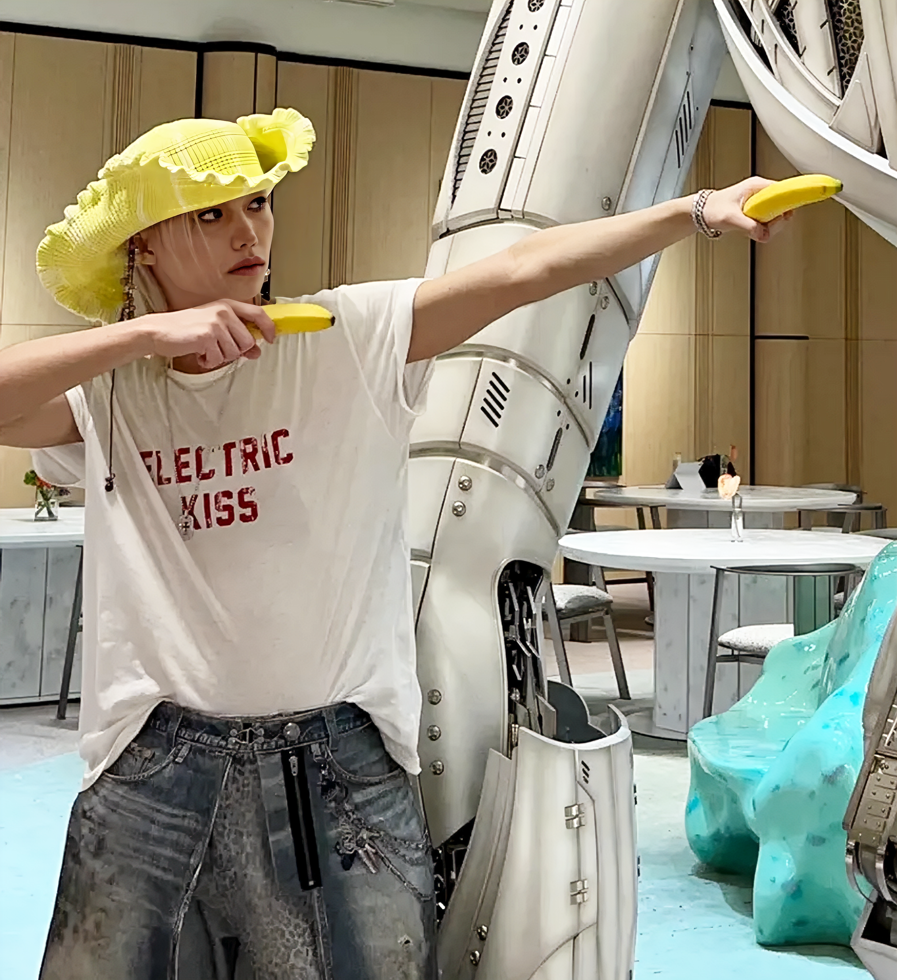 A moment captured by Felix (Stray Kids)'s fan