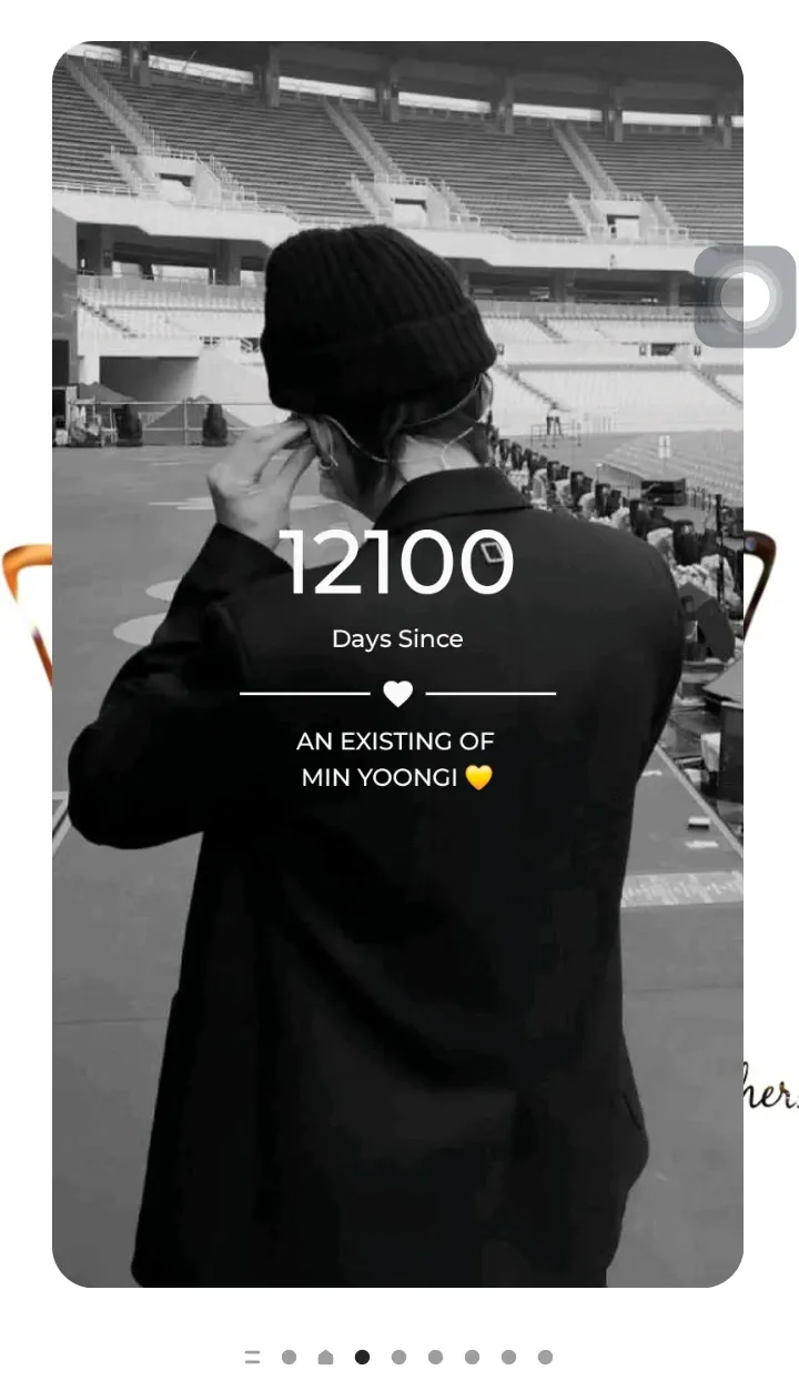 A heartfelt wallpaper shared by SUGA (BTS)'s fans