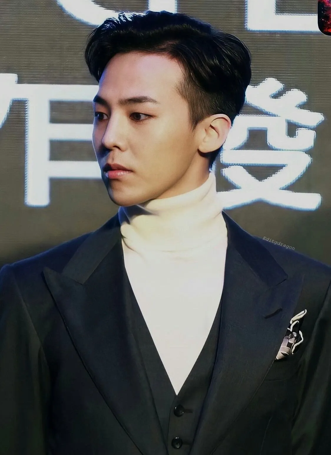 A moment captured by G-DRAGON (BIGBANG)'s fan