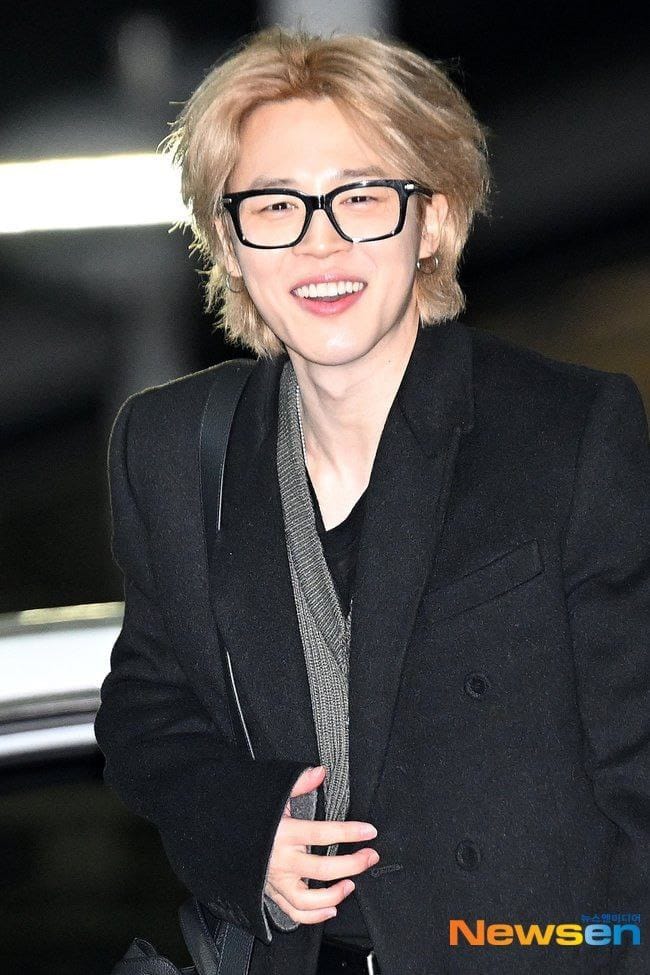 Recent activity shot of Jimin (BTS)