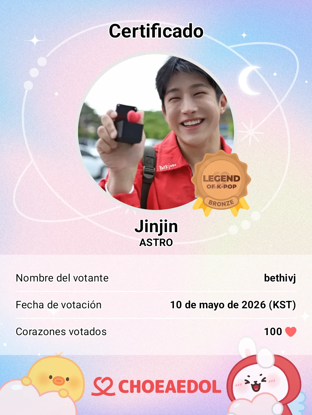 Latest photo of Jinjin (ASTRO)