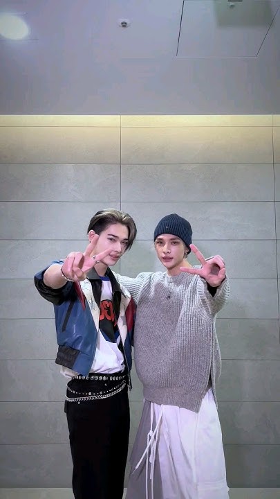 A moment captured by Stray Kids's fan