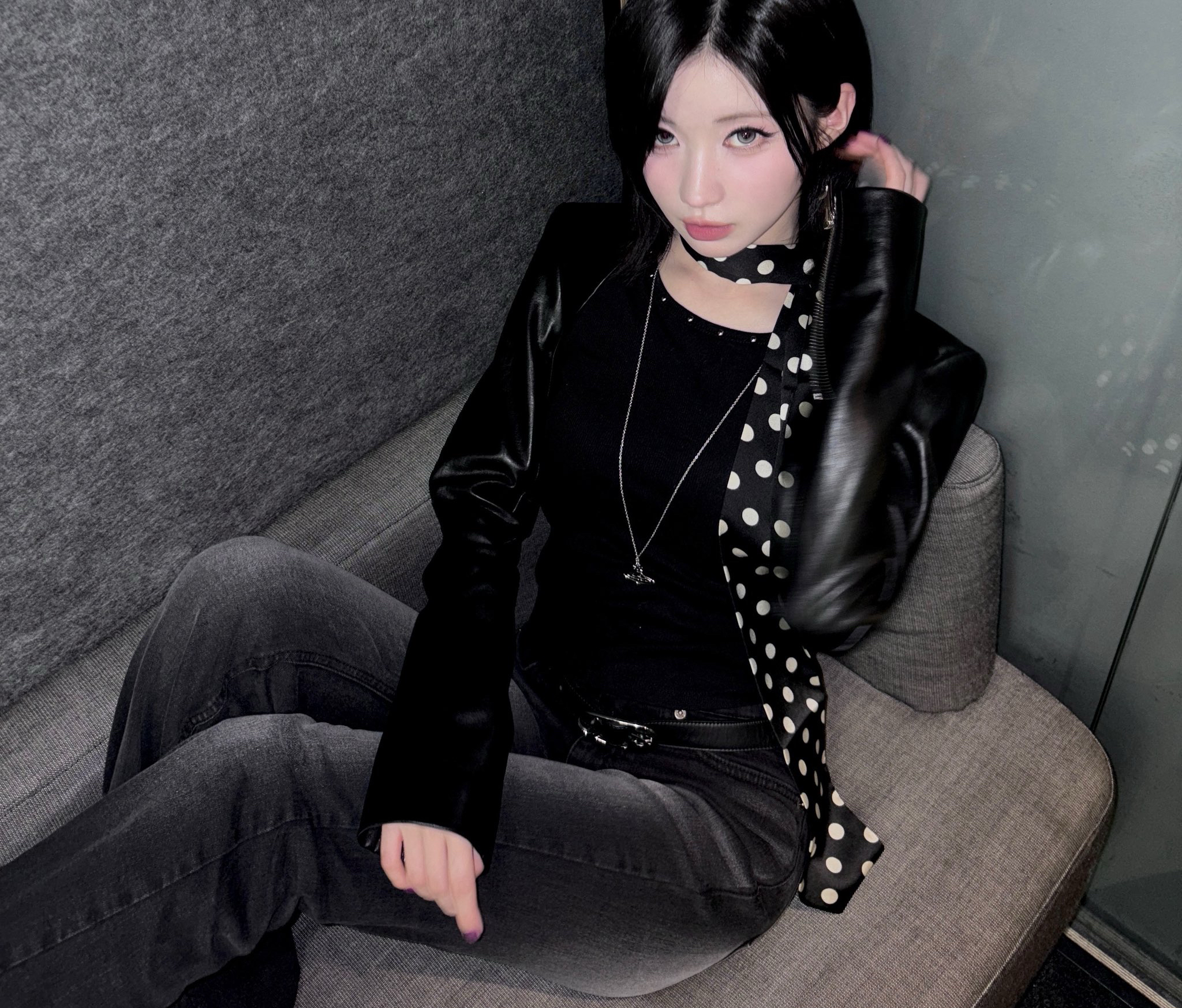 Recent activity shot of Asa (BABYMONSTER)