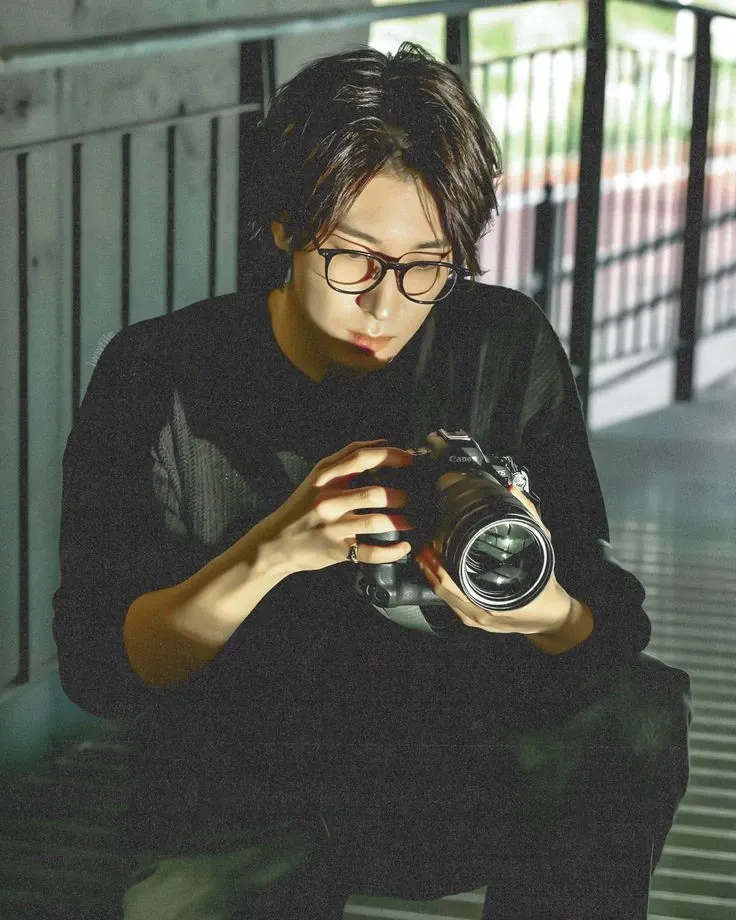A moment captured by Wonwoo (SEVENTEEN)'s fan