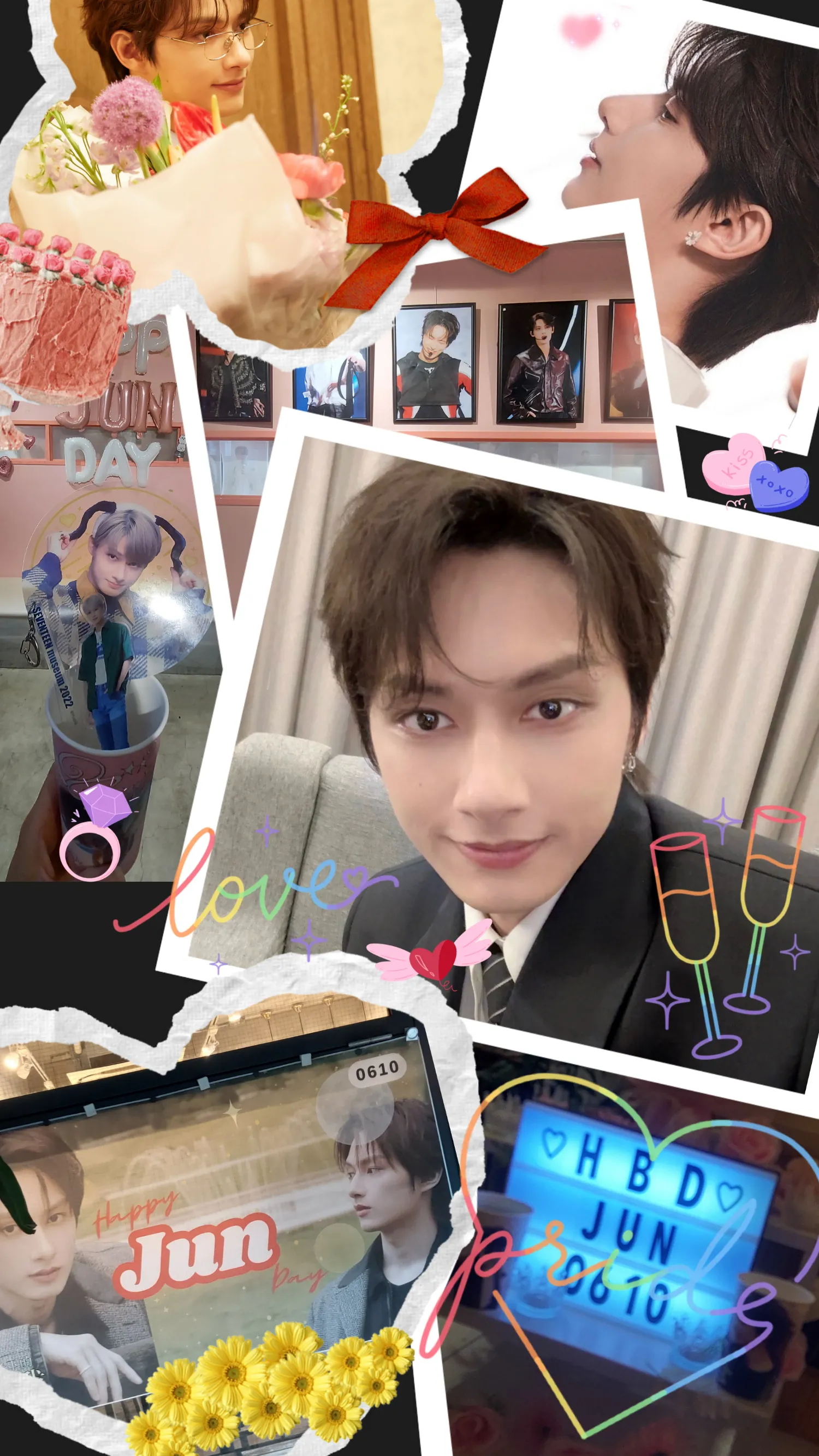 Fan-made special wallpaper for Jun (SEVENTEEN)