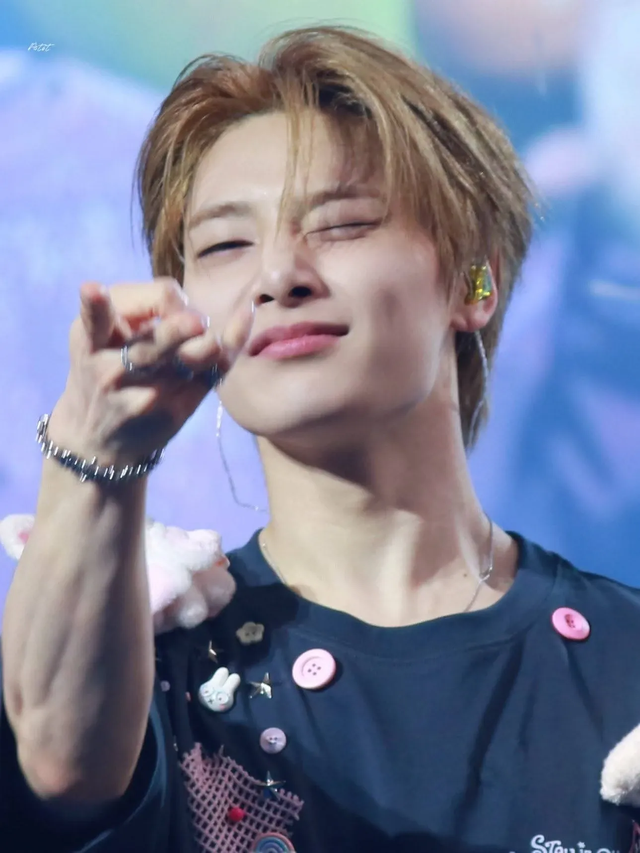 A moment captured by I.N (Stray Kids)'s fan