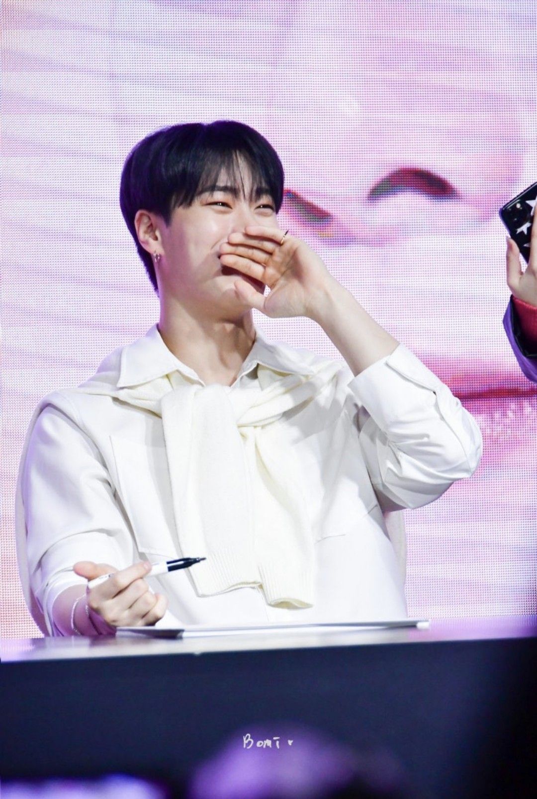 Recent activity shot of Moonbin (ASTRO)