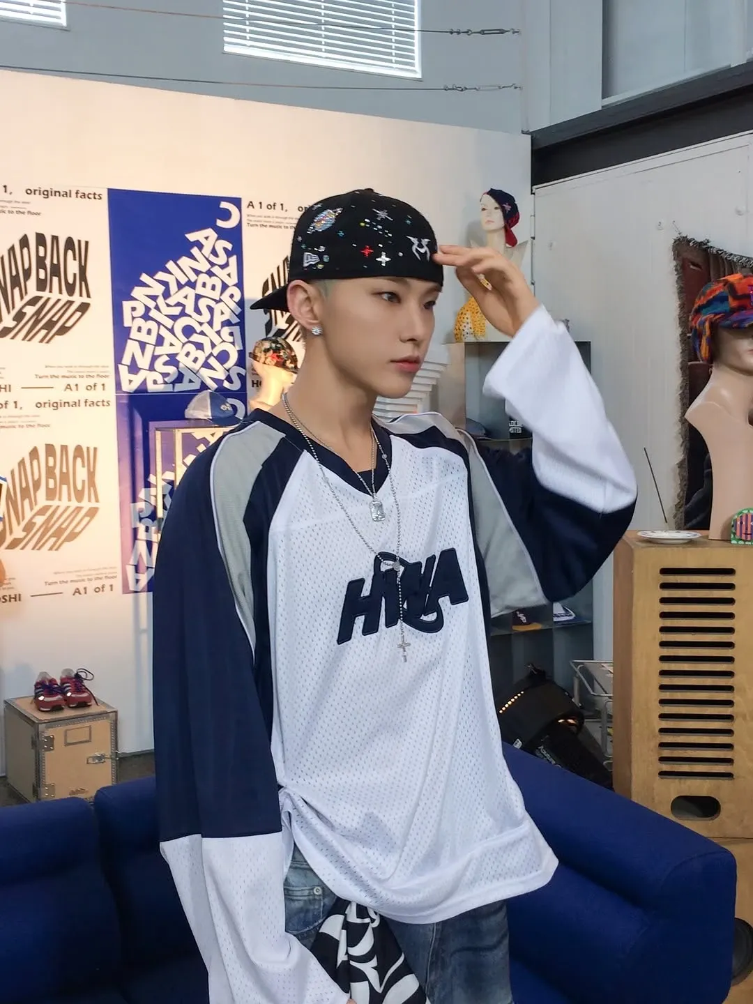 Recent activity shot of Hoshi (SEVENTEEN)