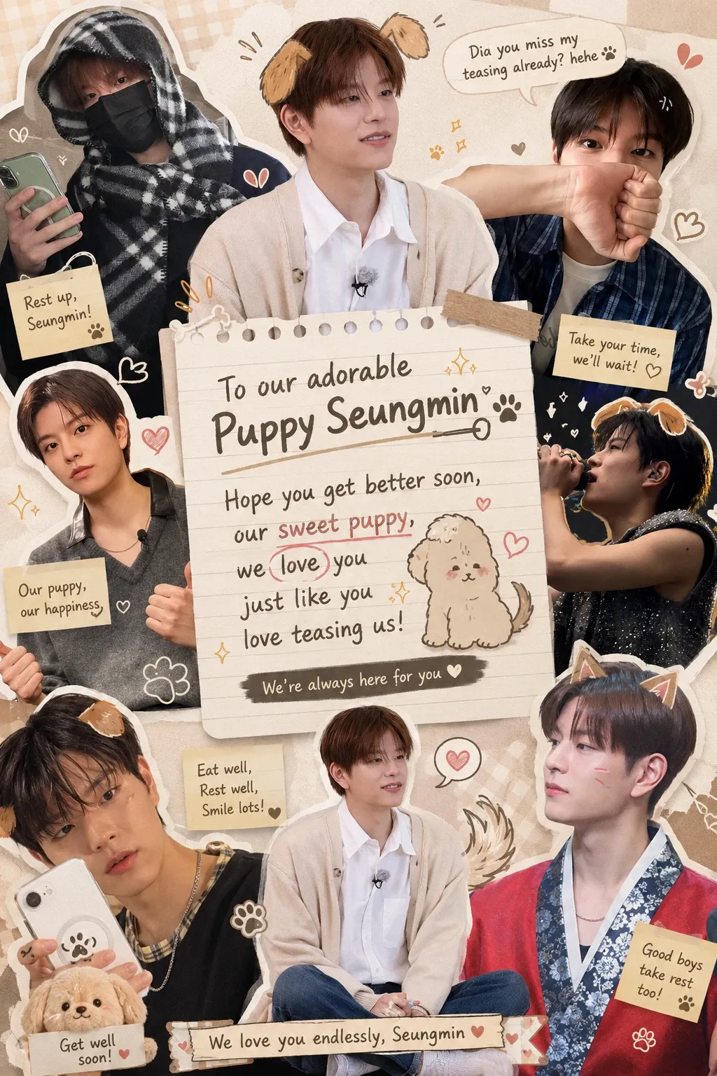 A moment captured by Seungmin (Stray Kids)'s fan