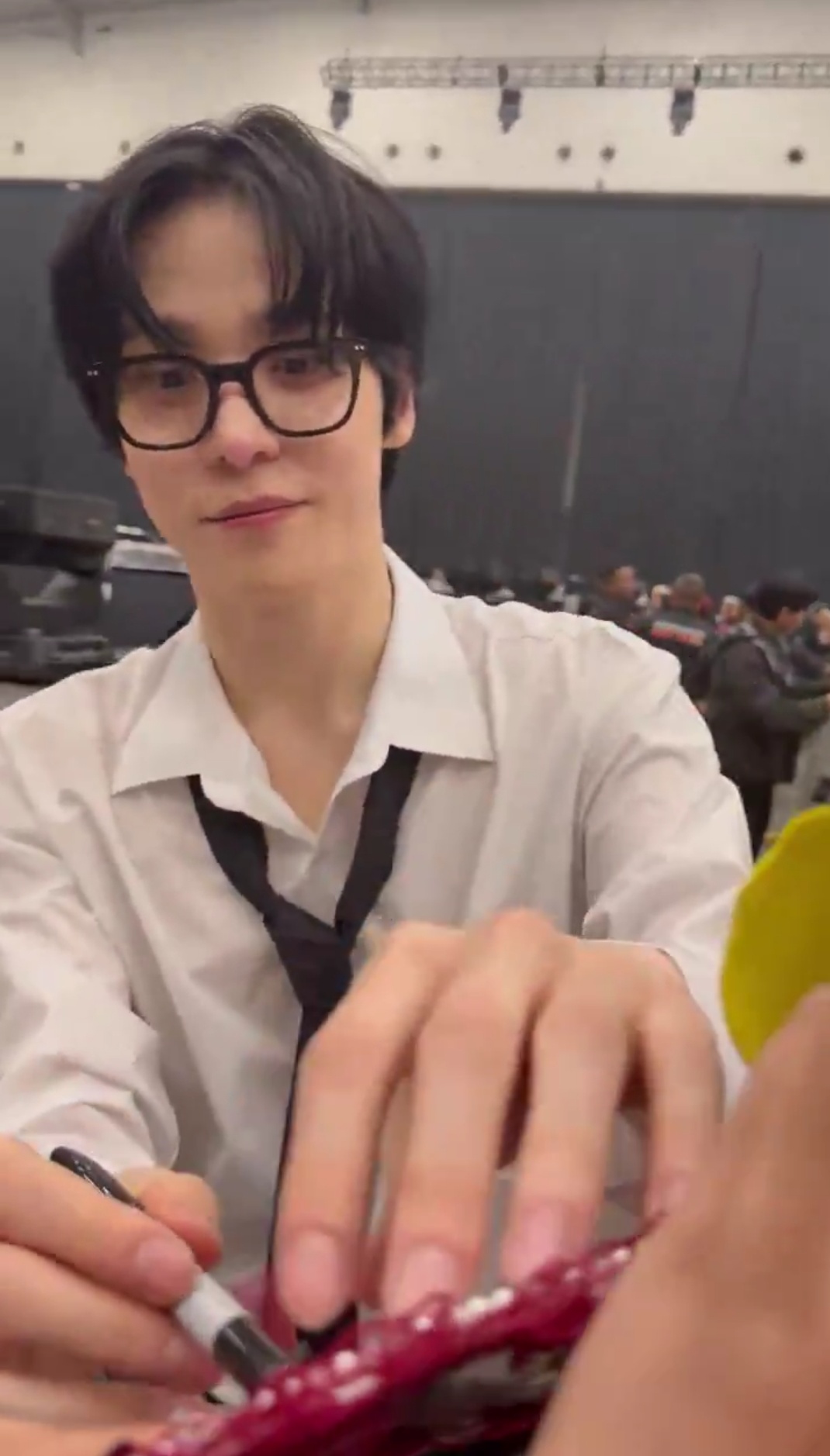 A moment captured by Yunho (ATEEZ)'s fan