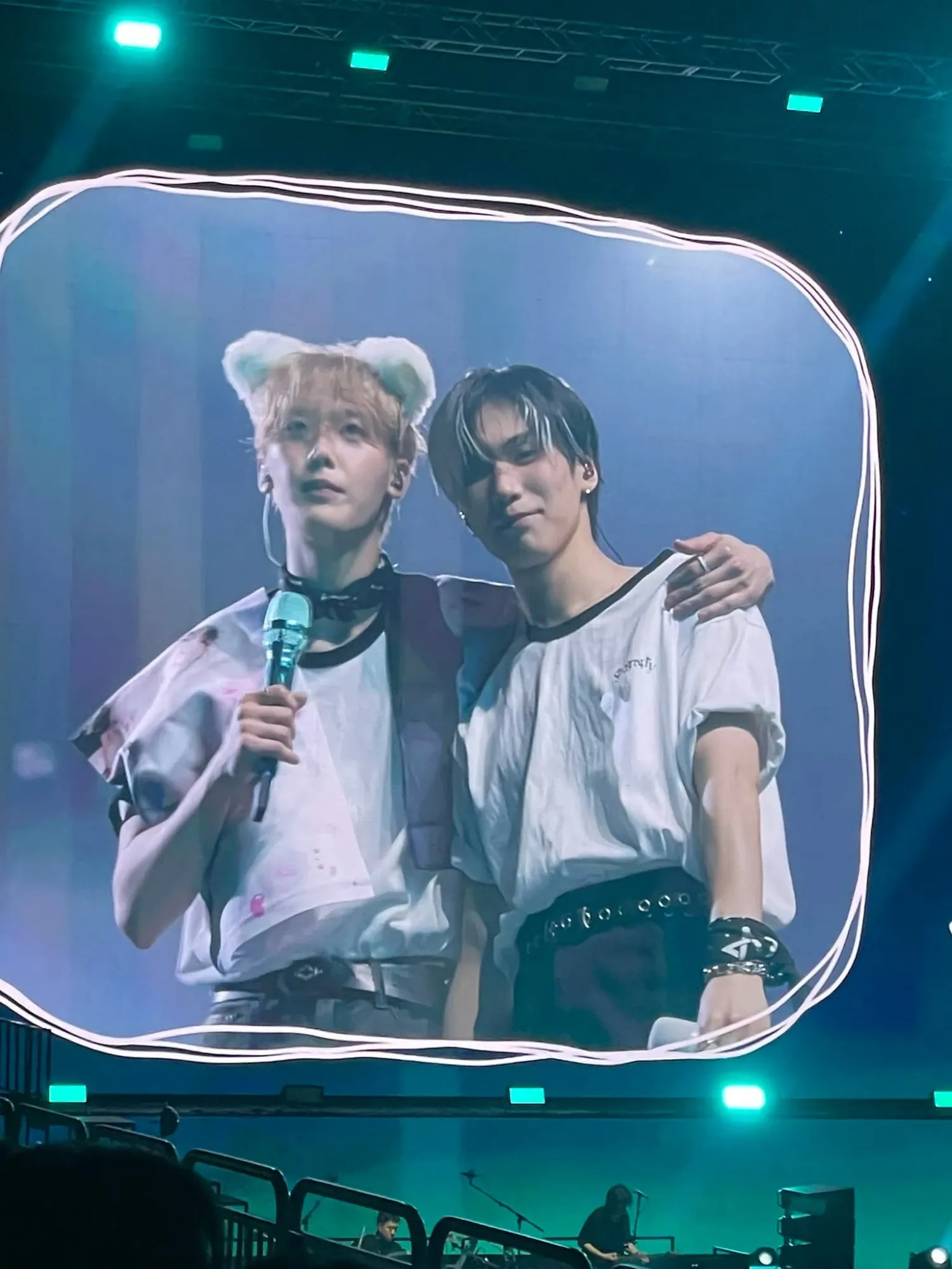 A moment captured by Rocky's fan