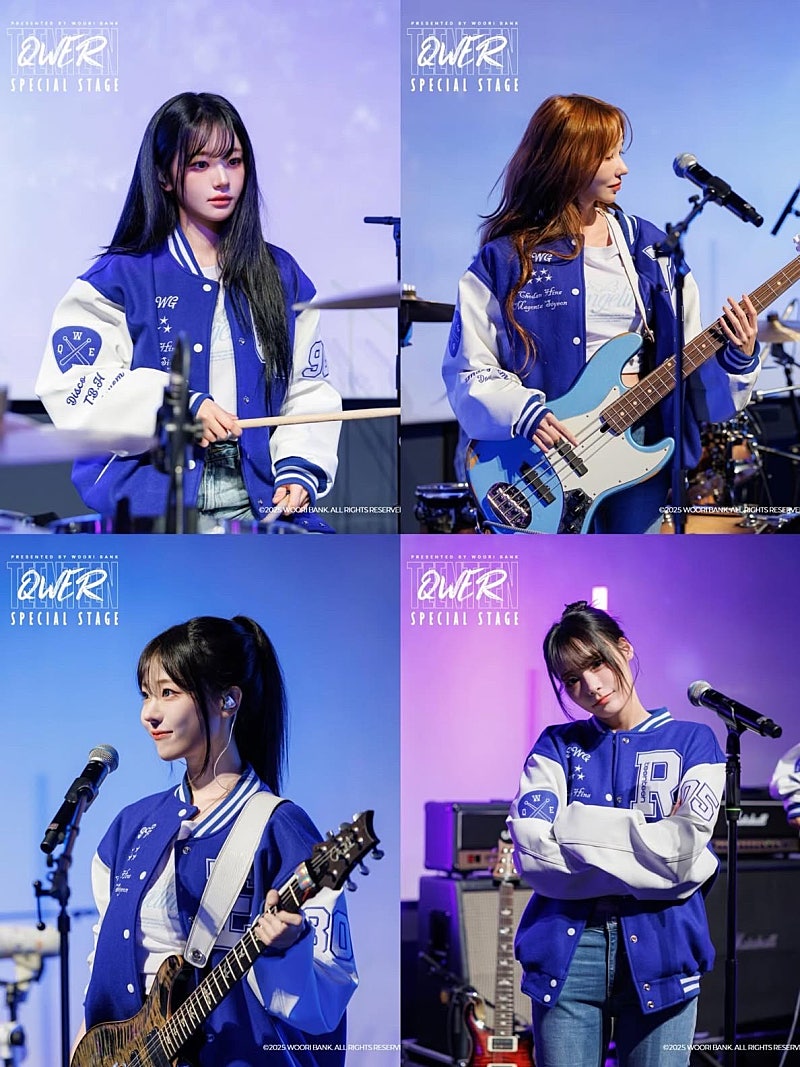 A moment captured by QWER's fan