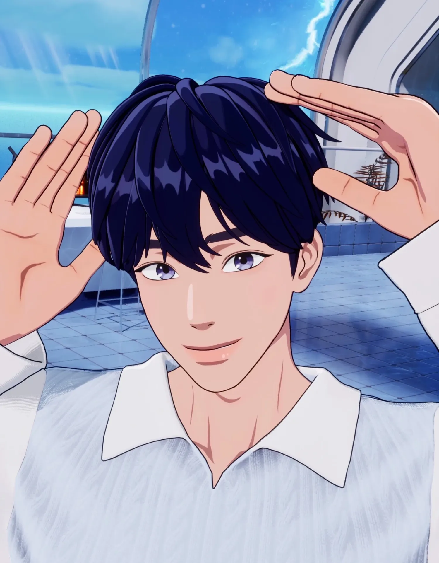 Recent activity shot of Yejun (PLAVE)