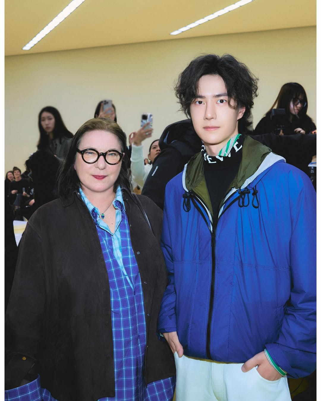 Recent activity shot of Wang Yibo