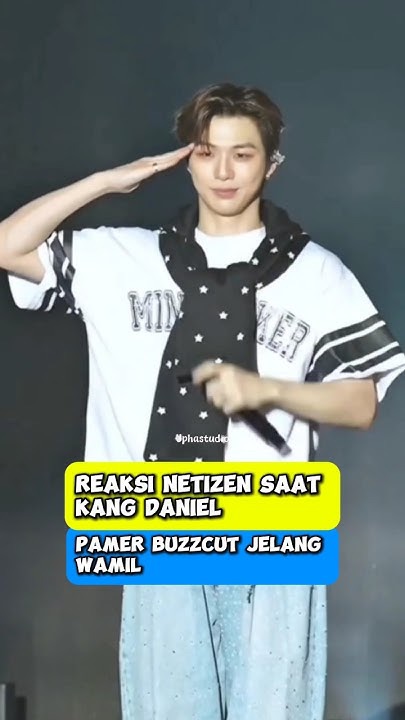 A moment captured by Kang Daniel's fan