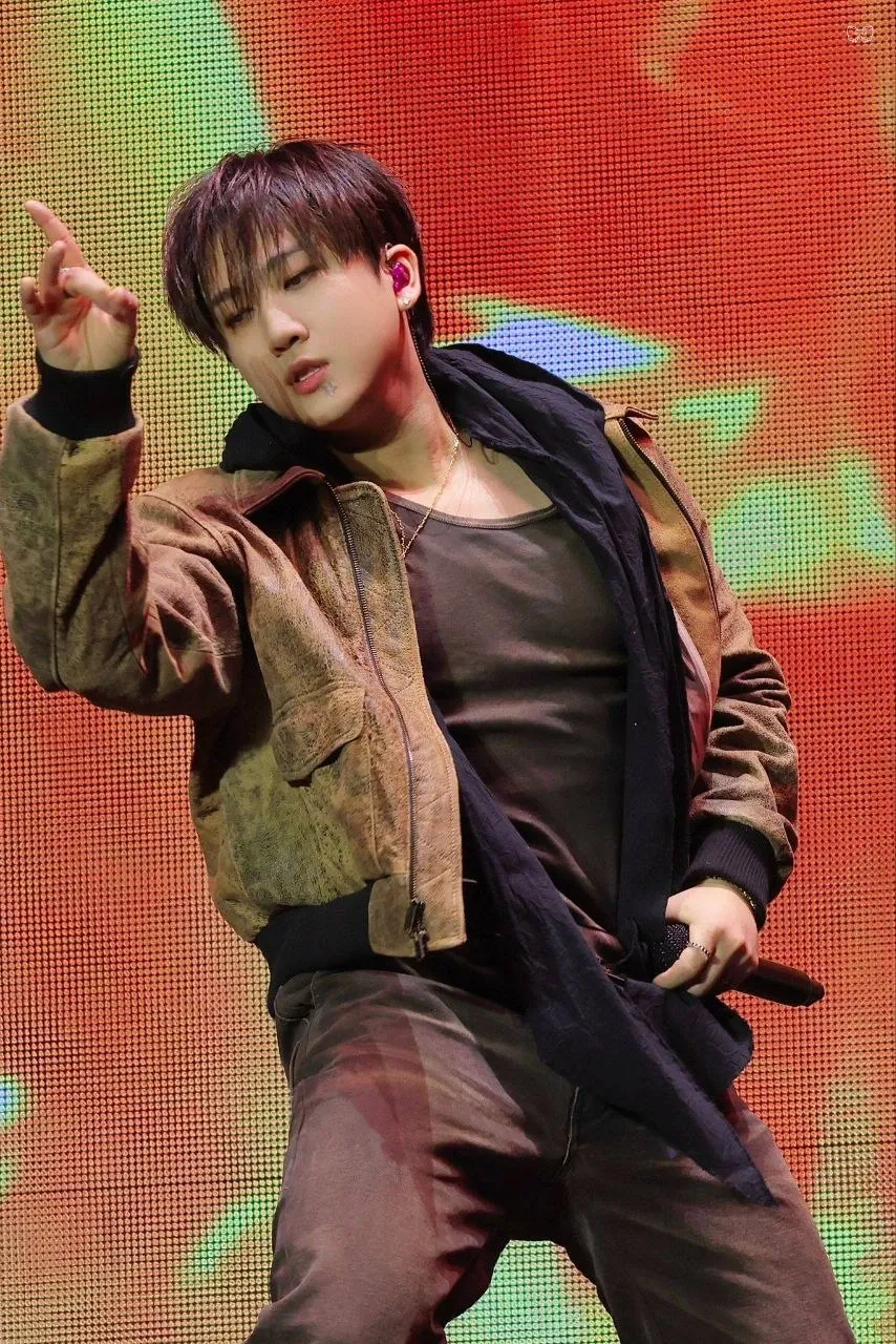 Recent activity shot of Changbin (Stray Kids)