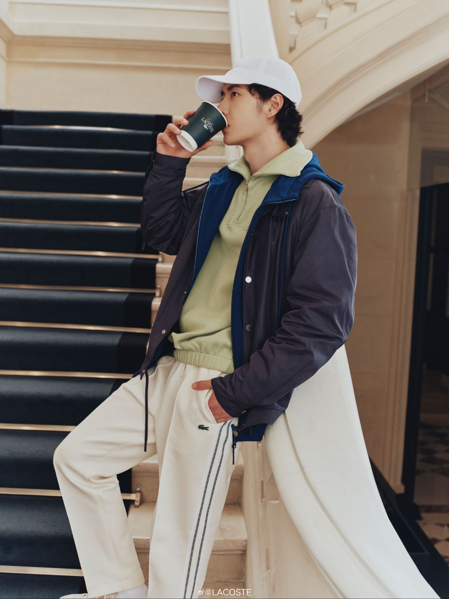 Recent activity shot of Wang Yibo