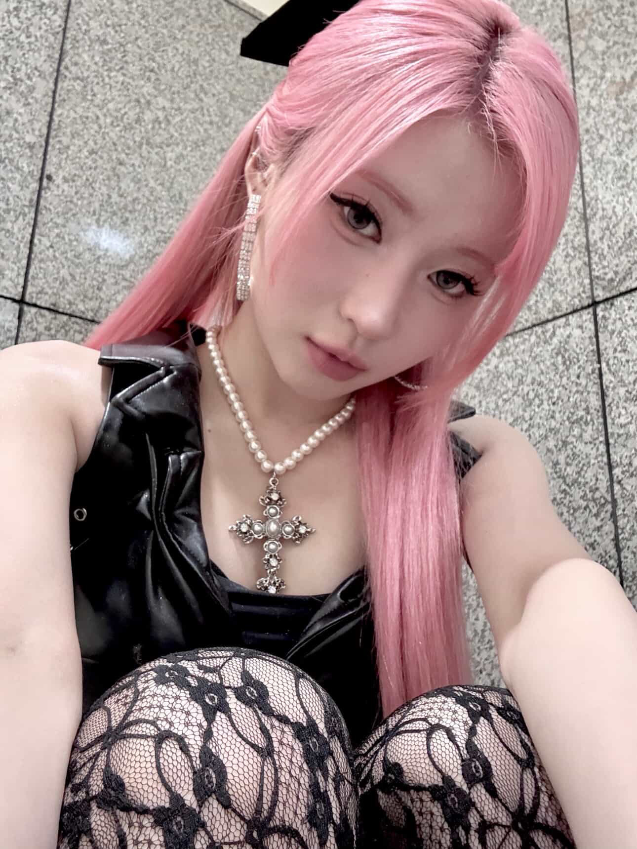 Recent activity shot of Asa (BABYMONSTER)