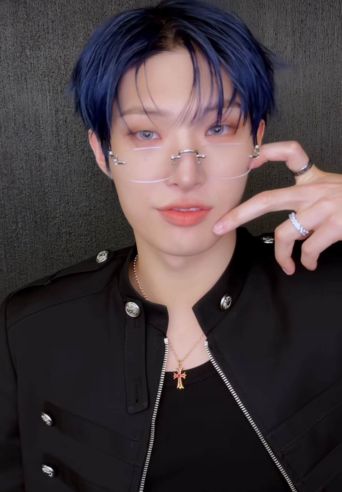Recent activity shot of Mingi (ATEEZ)
