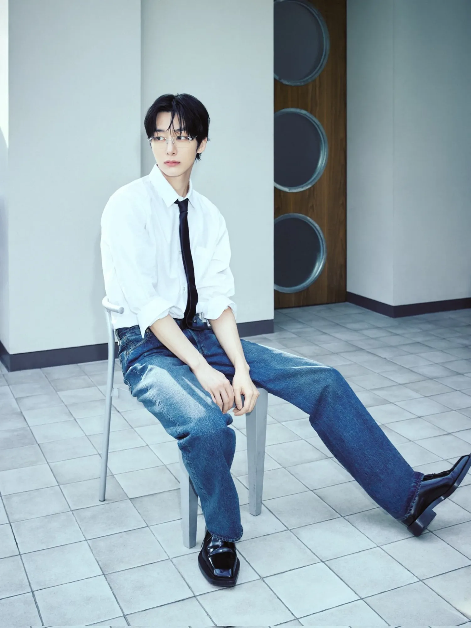 A moment captured by Hyungwon (MONSTA X)'s fan