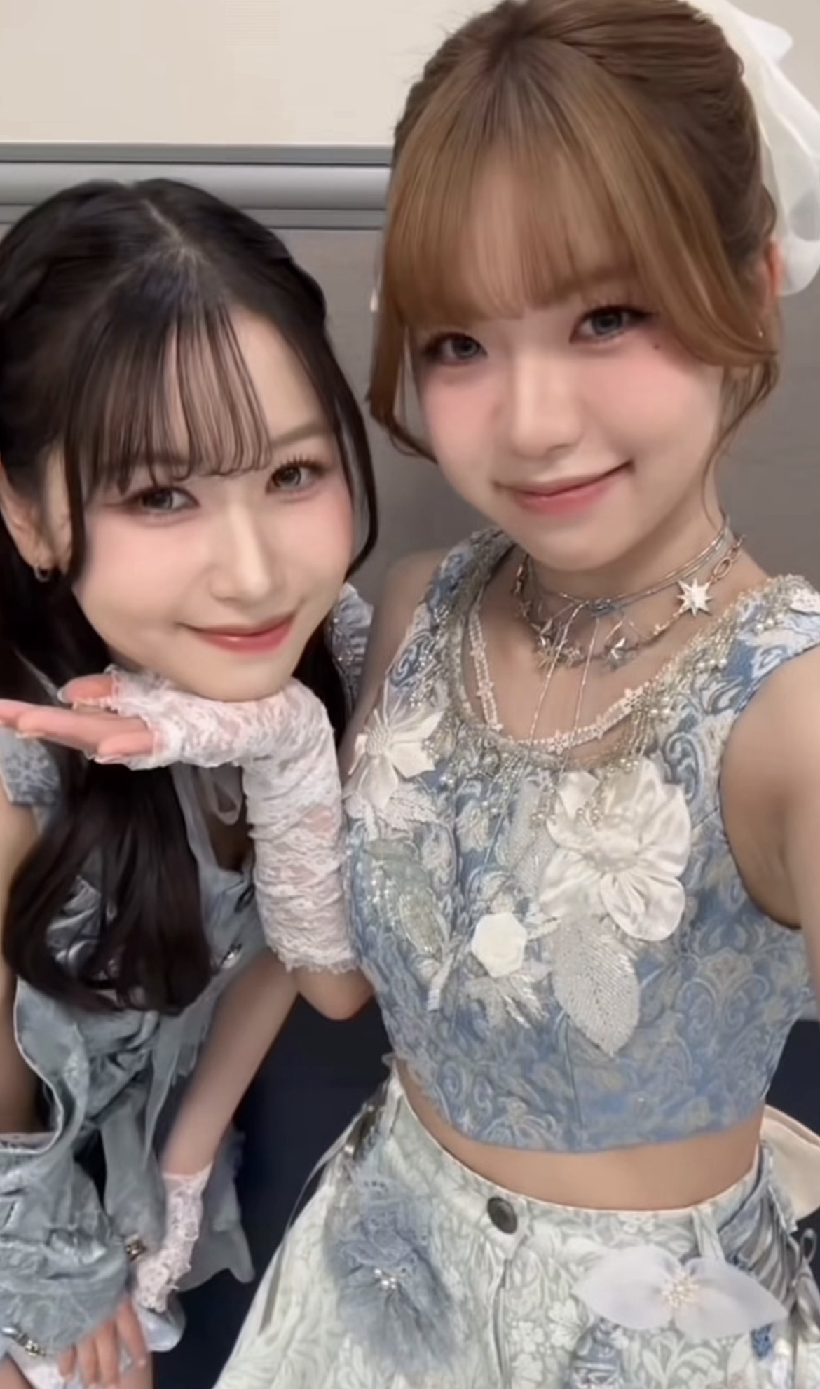 Behind-the-scenes cut of Ebihara Tsuzumi (ME:I)