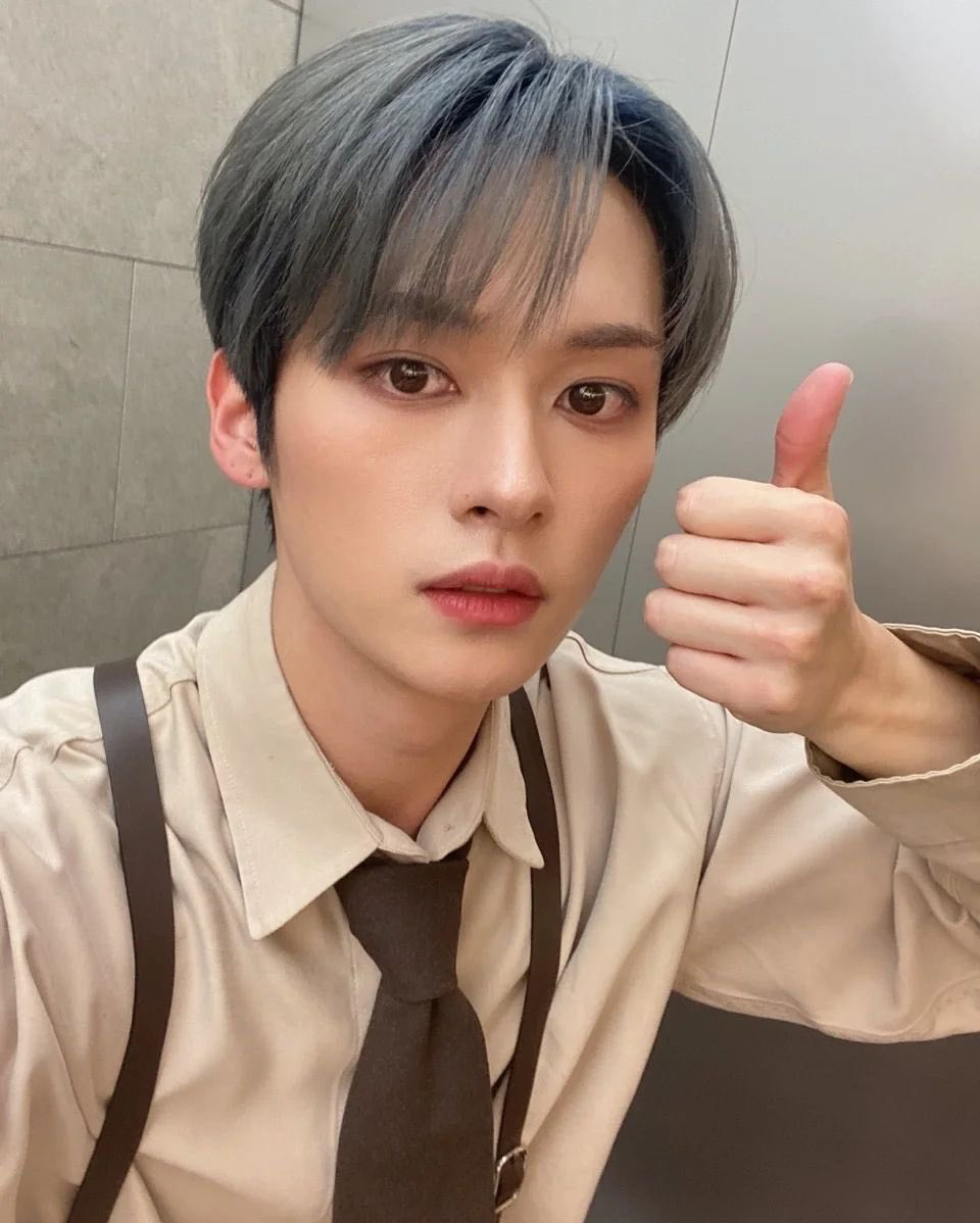 Recent activity shot of Lee Know (Stray Kids)