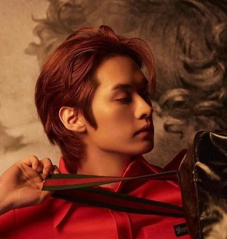 Recent activity shot of Lee Know (Stray Kids)