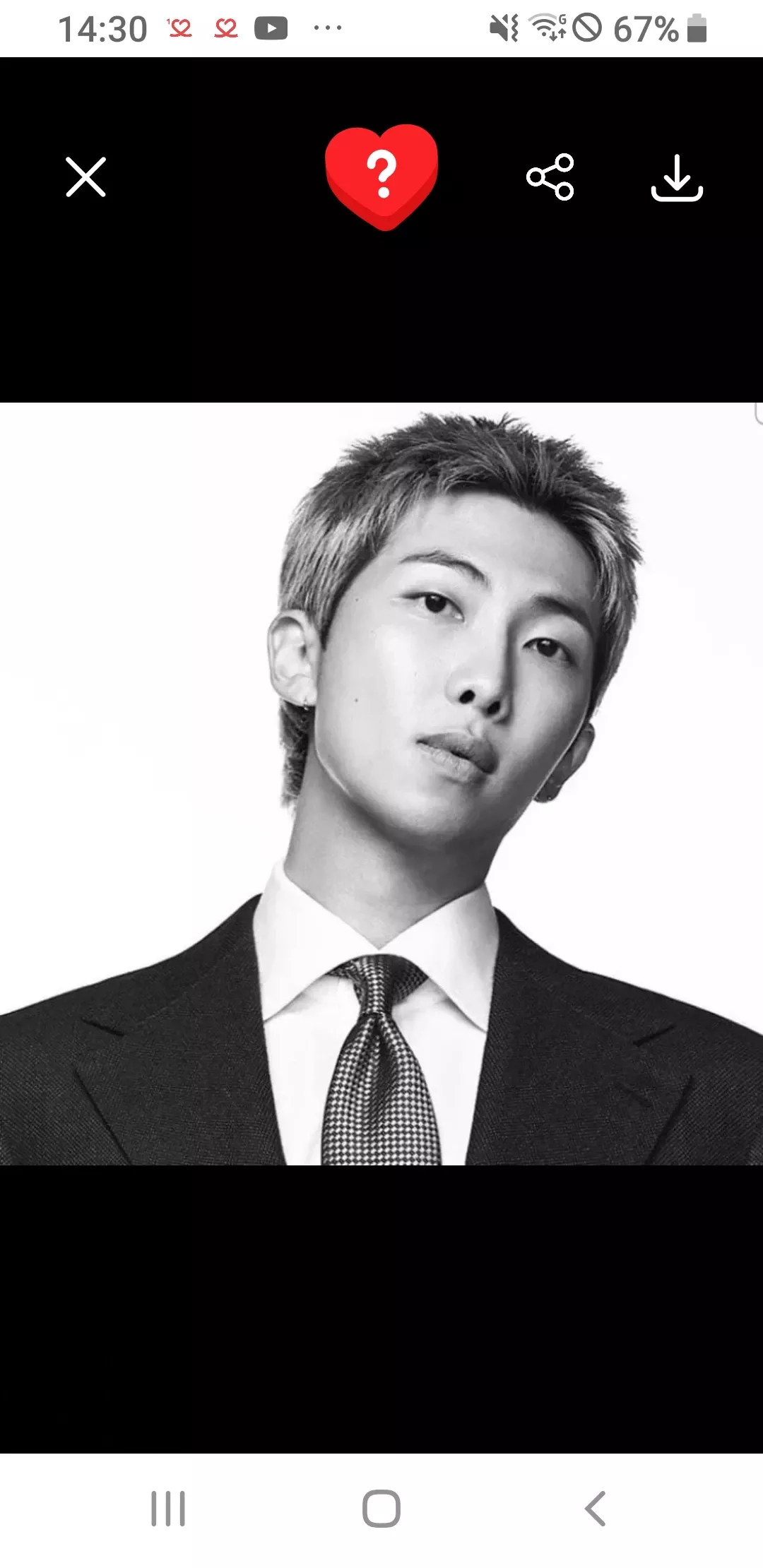 Fan-made special wallpaper for RM (BTS)