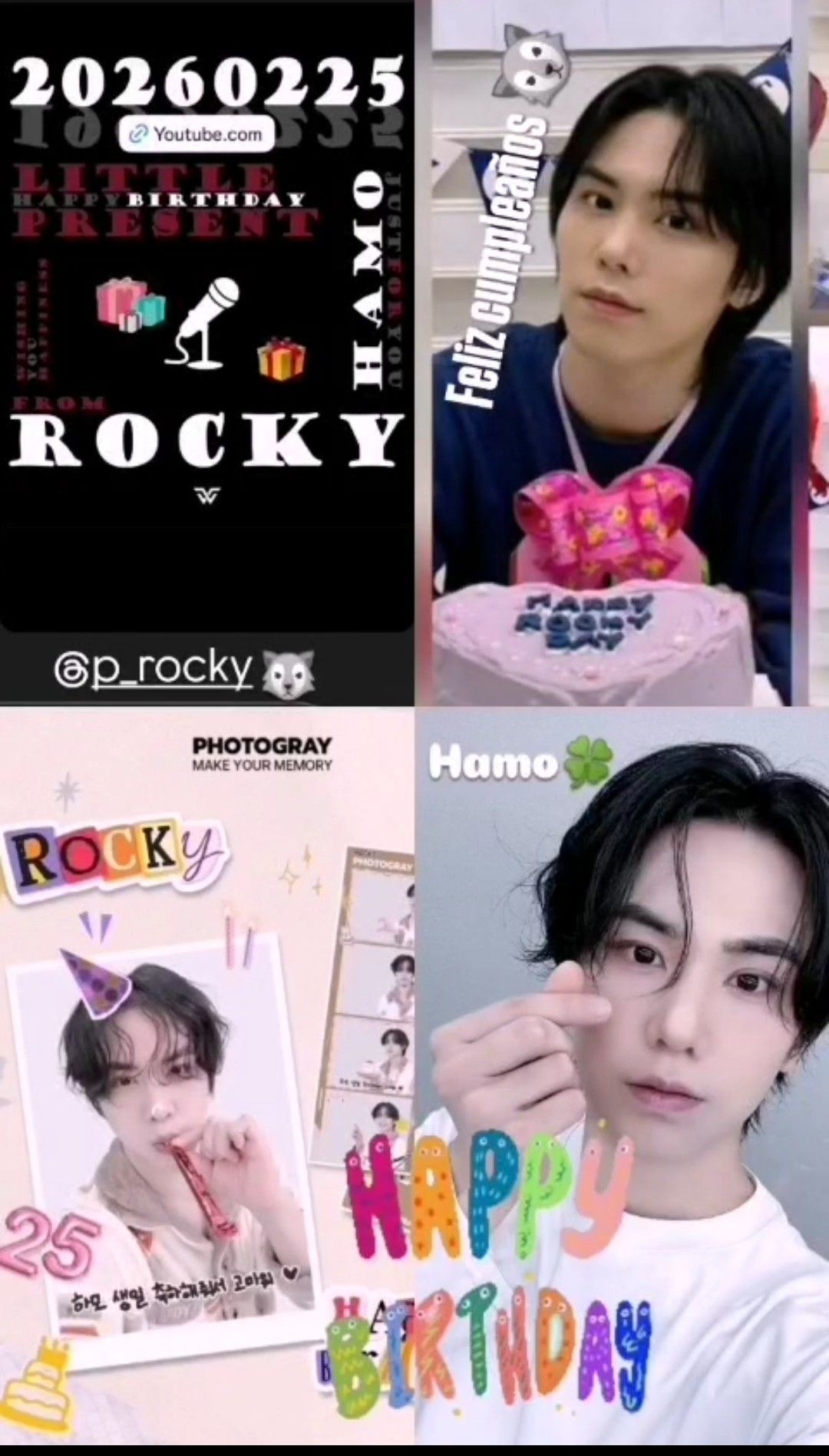 A heartfelt wallpaper shared by Rocky's fans