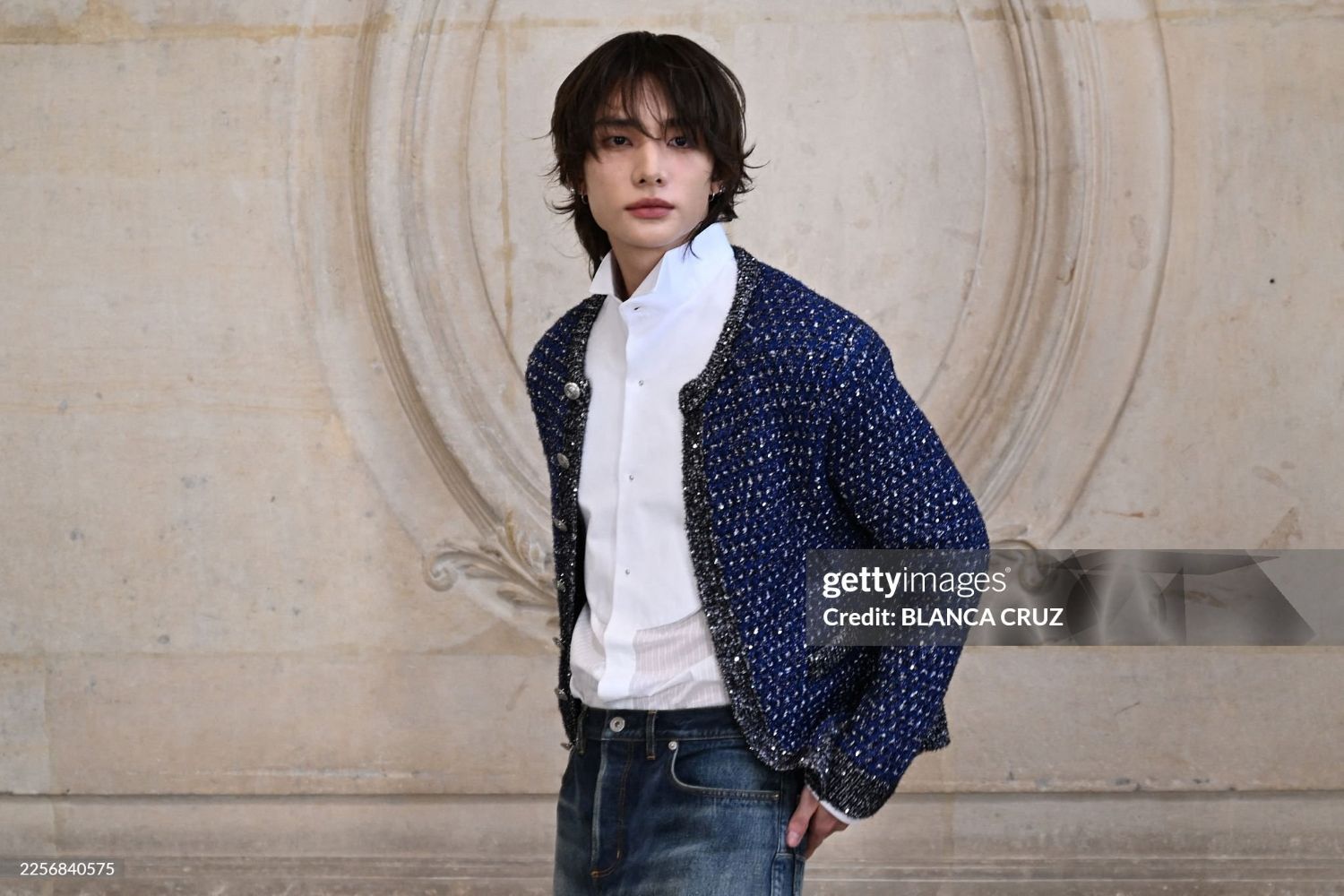 A moment captured by Hyunjin (Stray Kids)'s fan