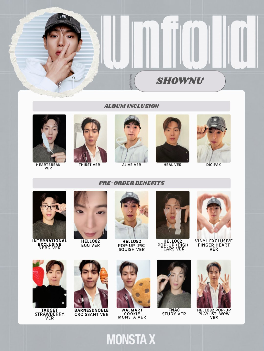 셔누 (몬스타엑스) 최근 활동샷