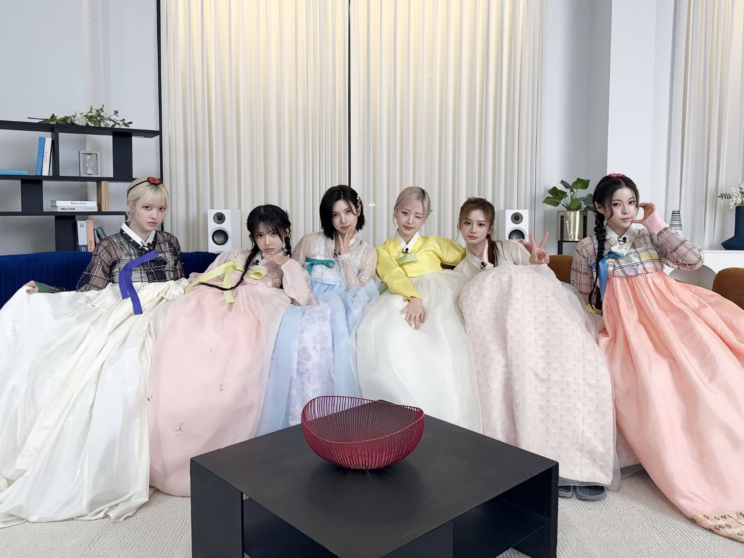 Recent activity shot of NMIXX