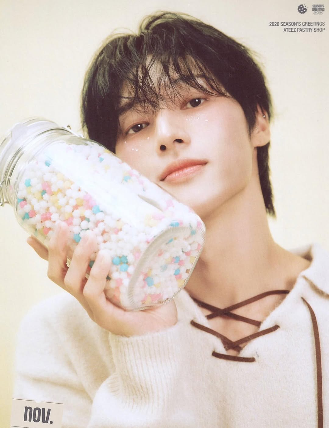 Recent activity shot of Wooyoung (ATEEZ)