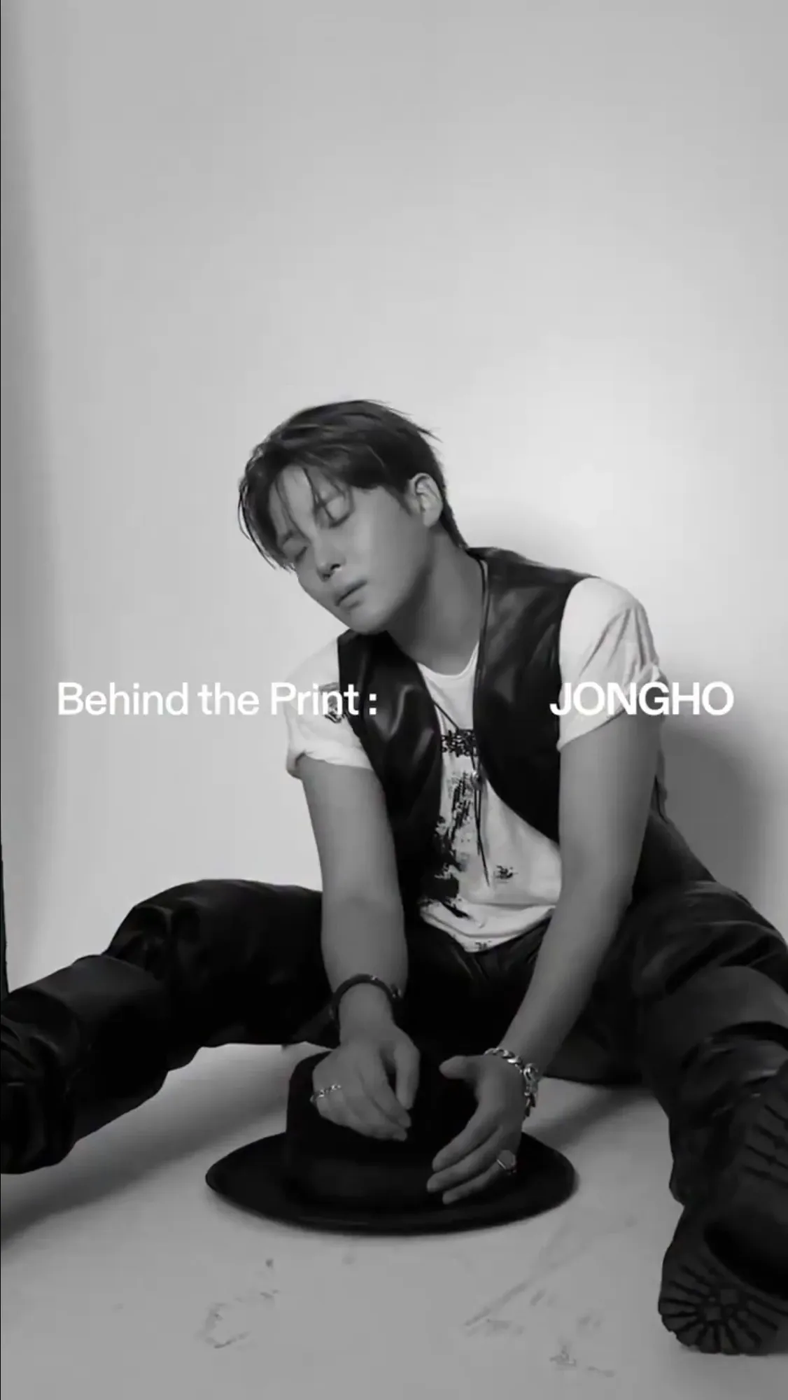 Behind-the-scenes cut of Jongho (ATEEZ)