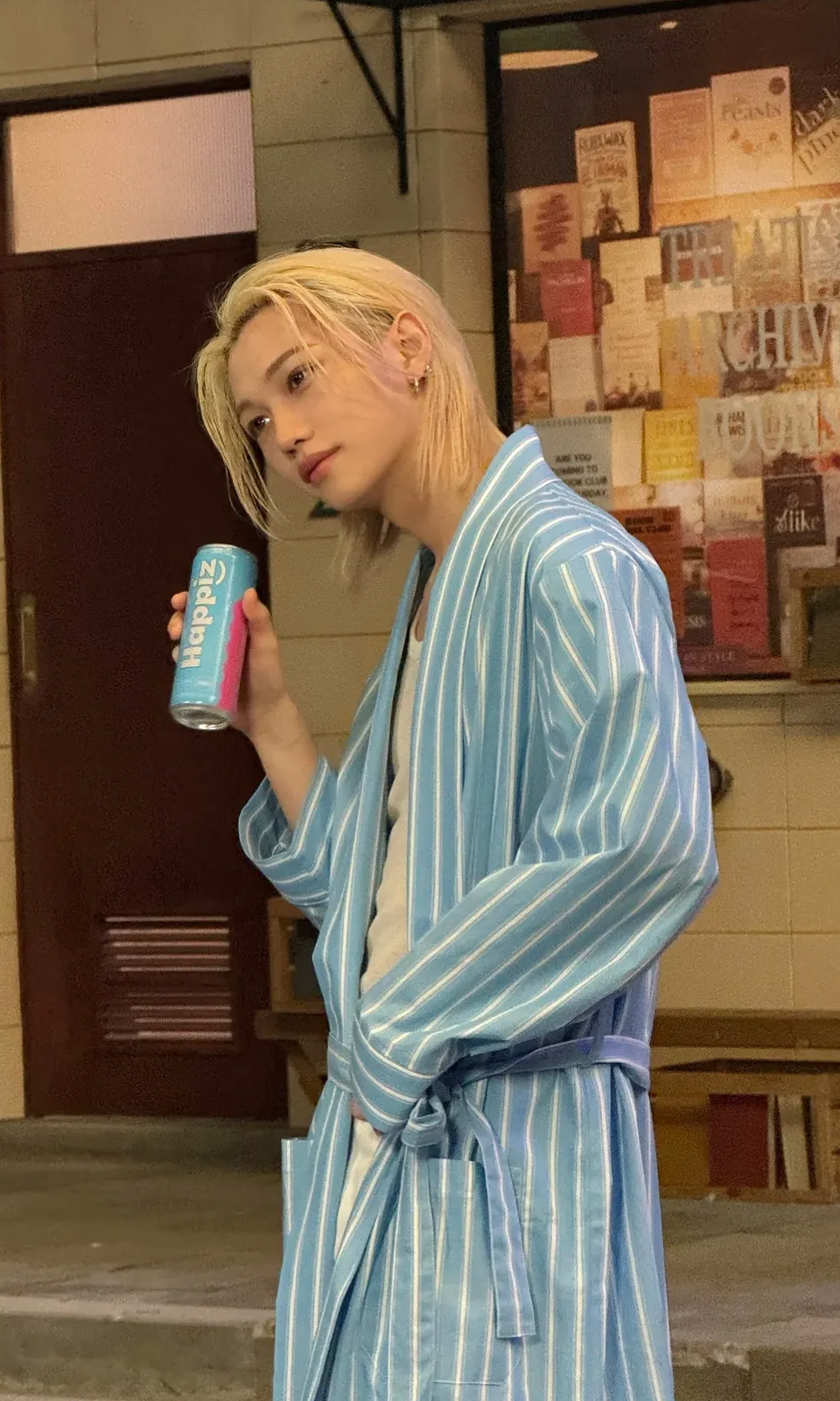 Recent activity shot of Felix (Stray Kids)