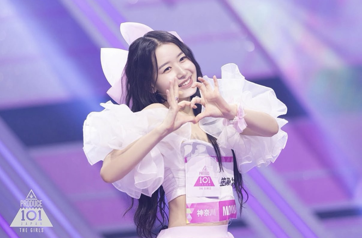 Recent activity shot of Kasahara Momona (ME:I)