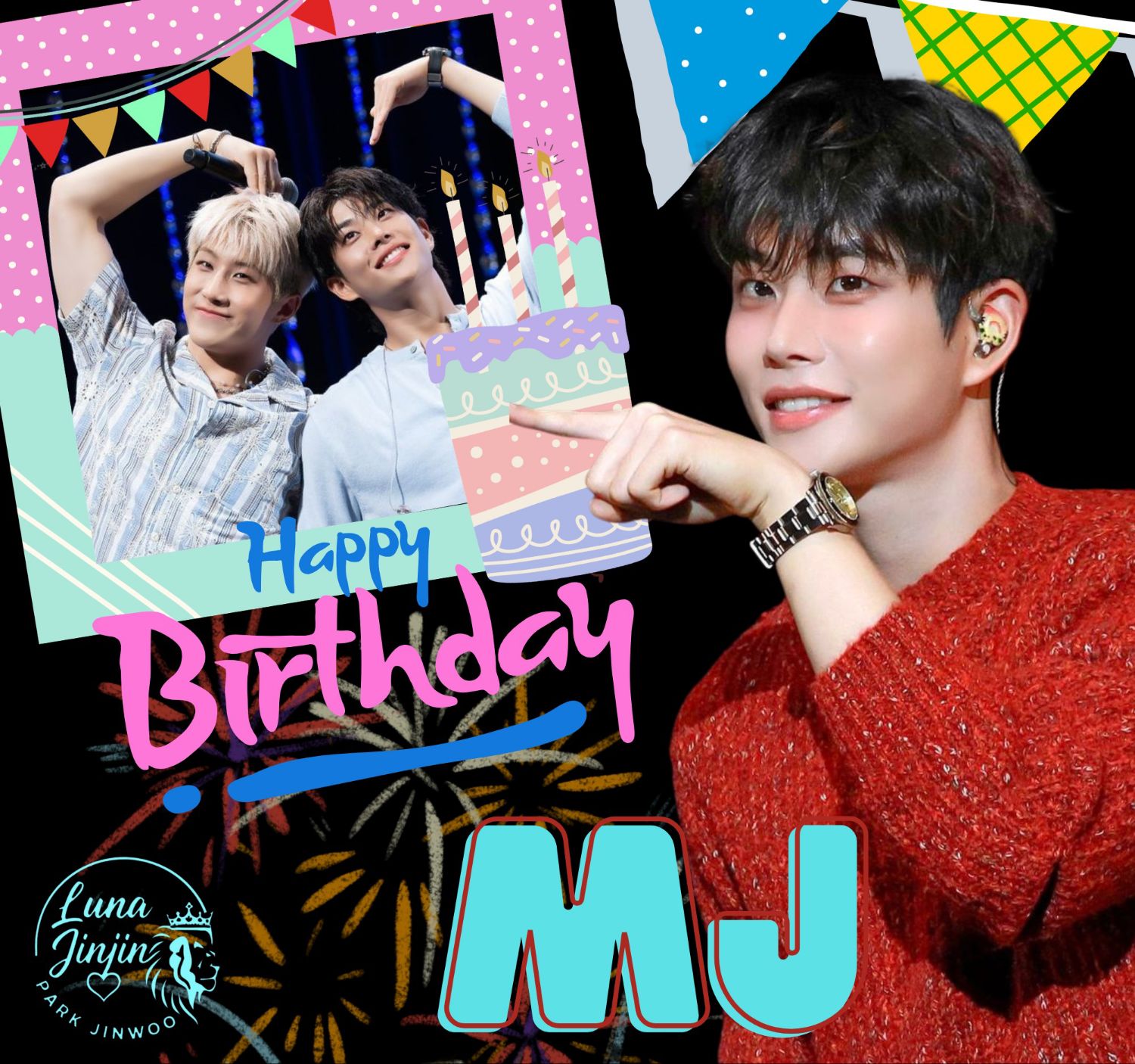 A moment captured by MJ (ASTRO)'s fan