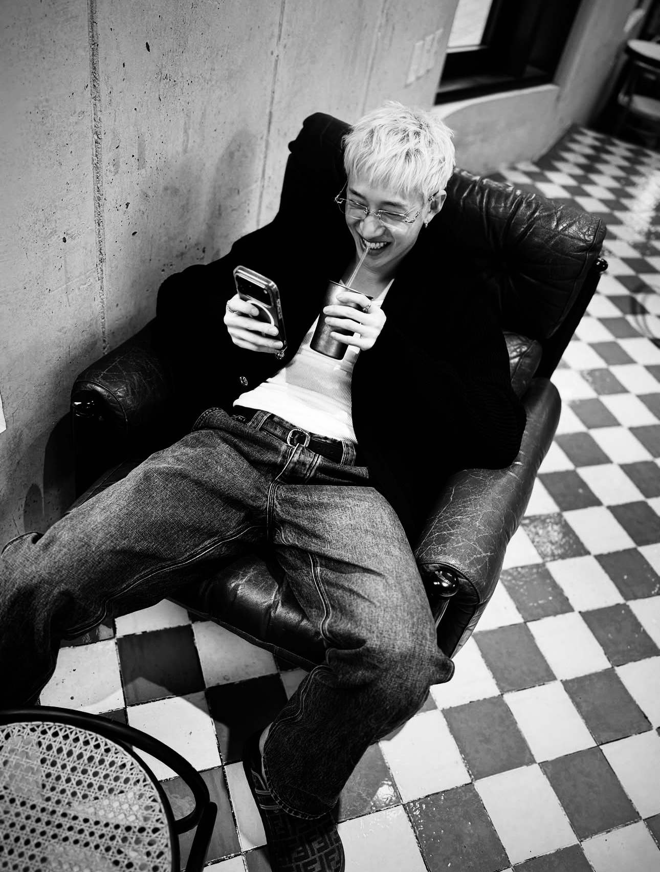 Behind-the-scenes cut of Bang Chan (Stray Kids)