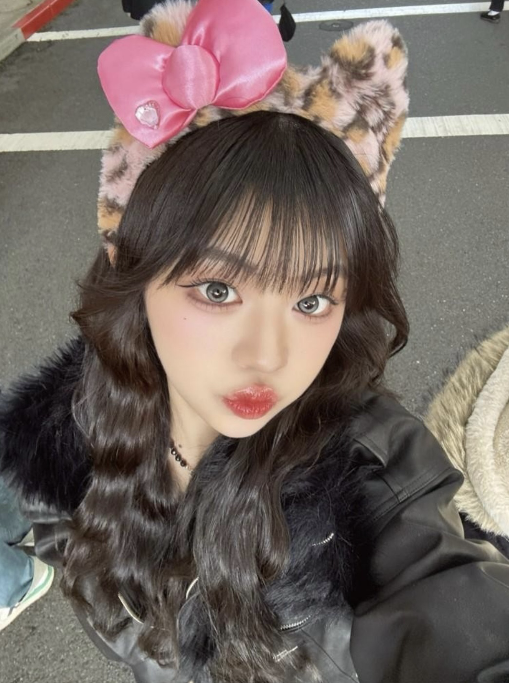 A moment captured by Murakami Rinon (ME:I)'s fan