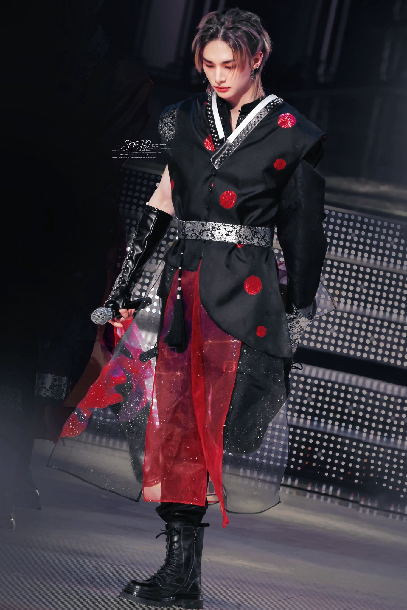 Recent activity shot of Hyunjin (Stray Kids)