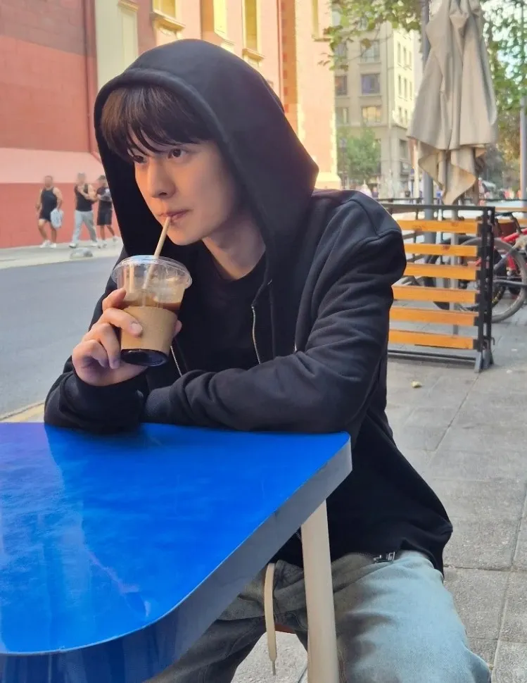Recent activity shot of Seungmin (Stray Kids)