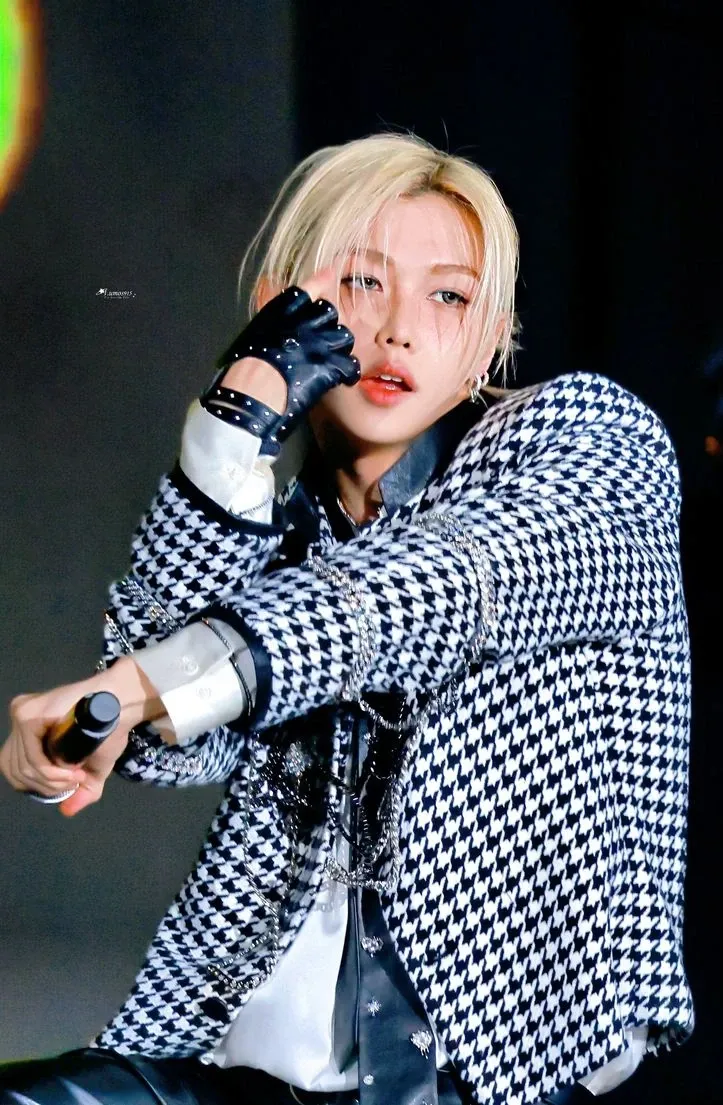 Recent activity shot of Felix (Stray Kids)