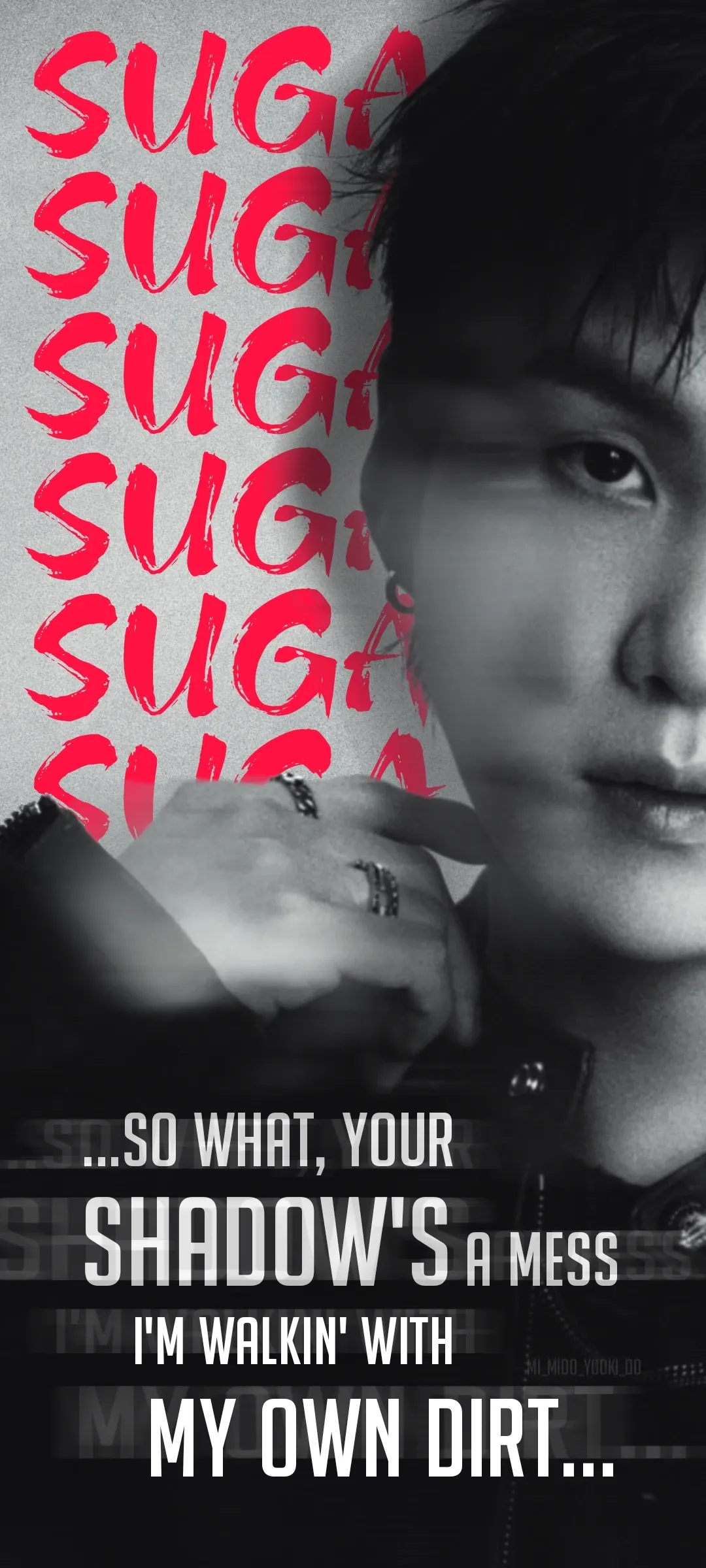 Momen yang diabadikan oleh penggemar SUGA (BTS)