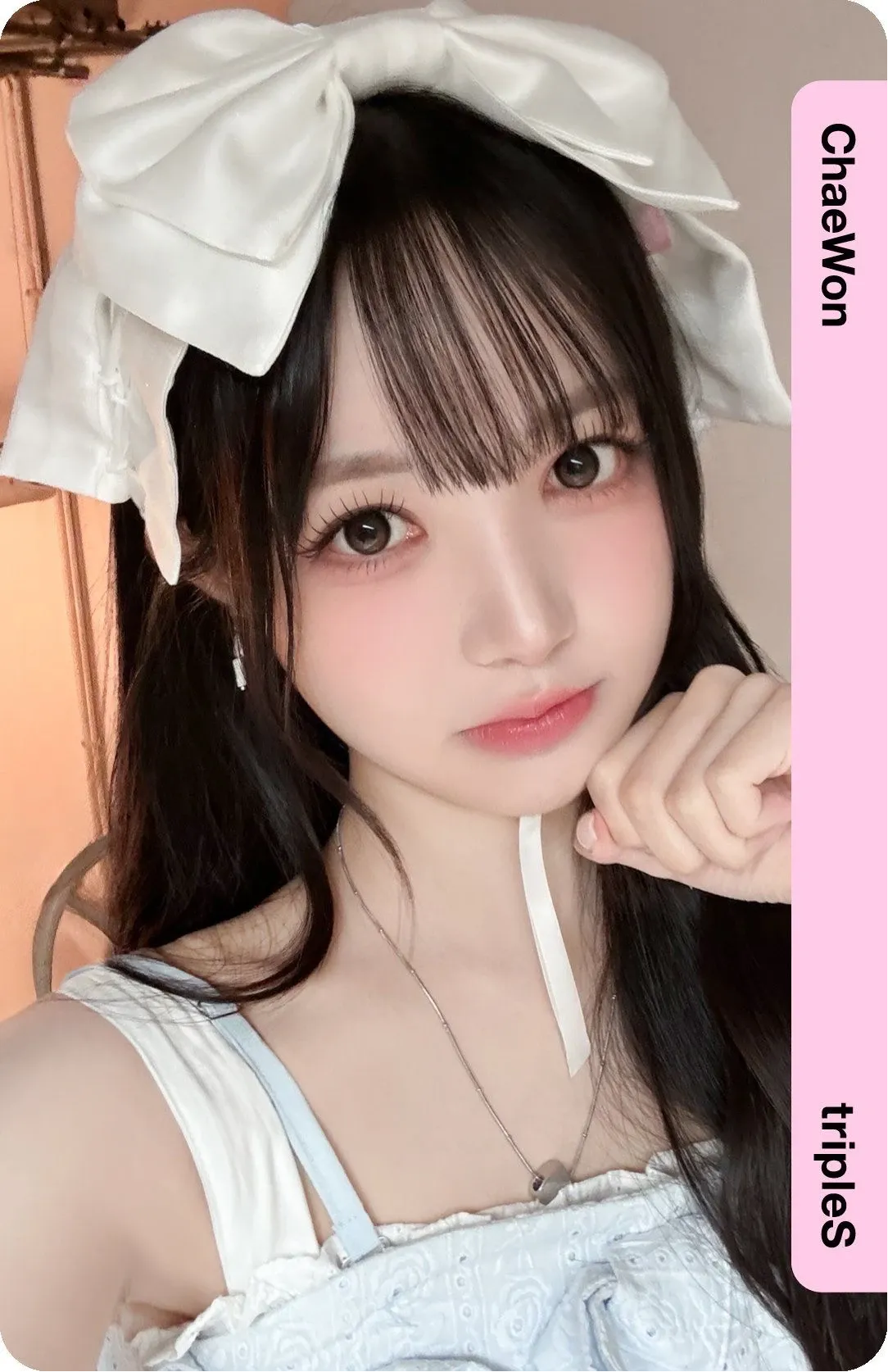 Behind-the-scenes cut of Kim Chaewon (tripleS)