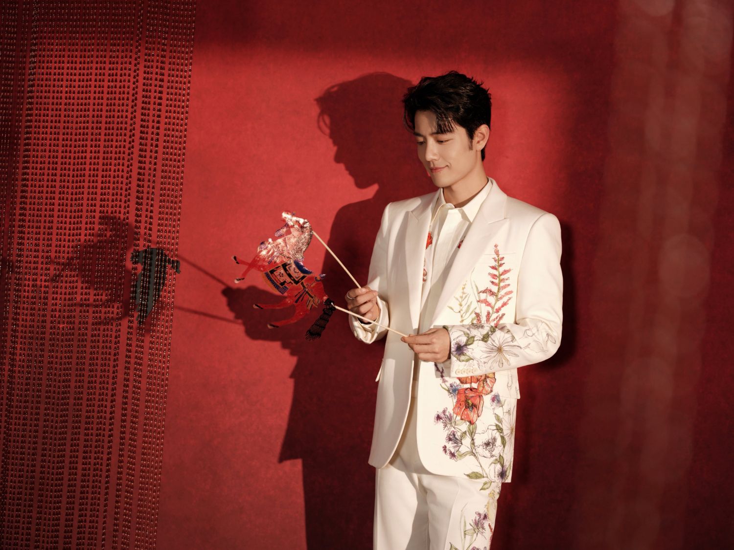 A moment captured by Xiao Zhan's fan