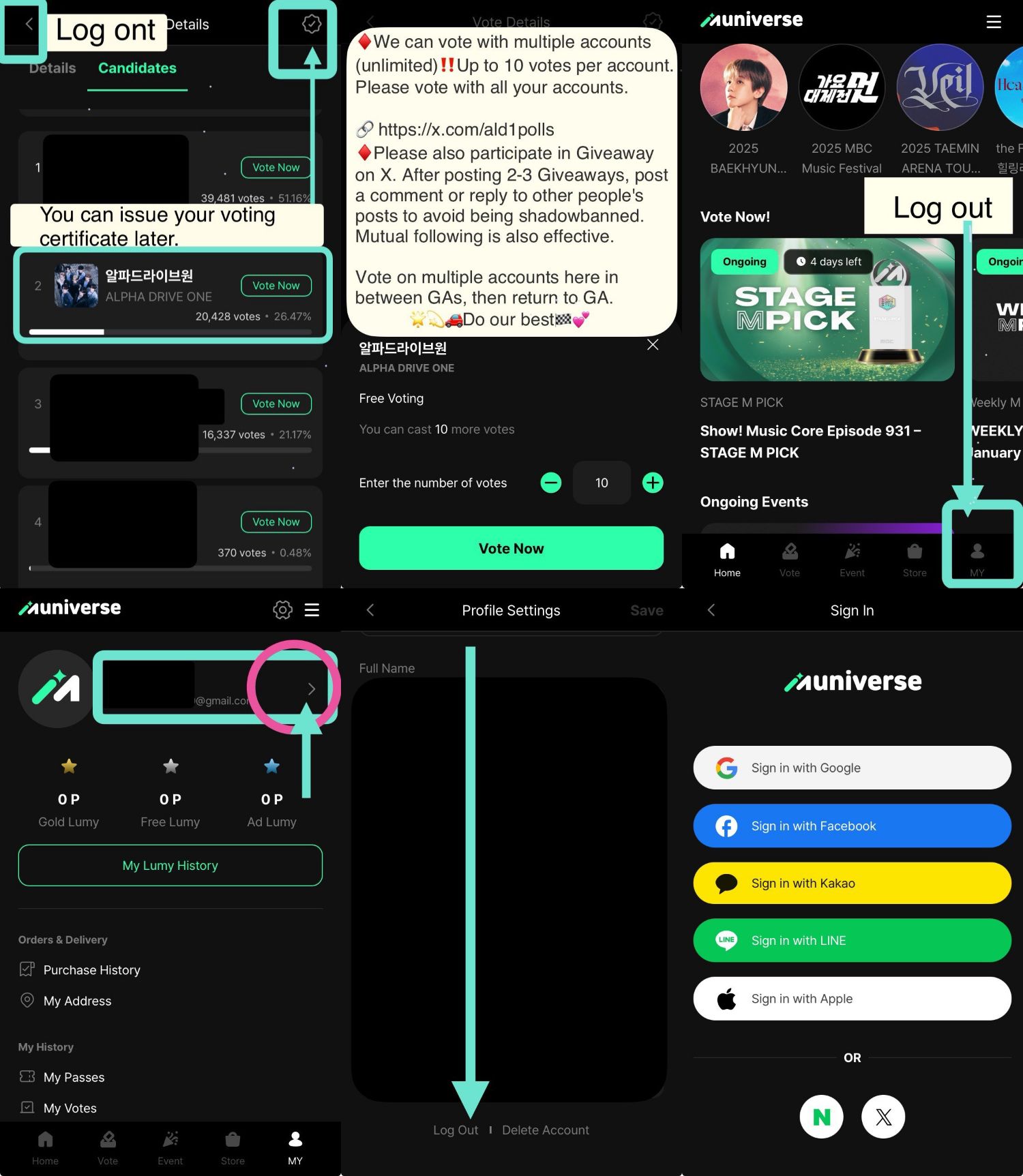A moment captured by Chung Sanghyeon (ALPHA DRIVE ONE)'s fan