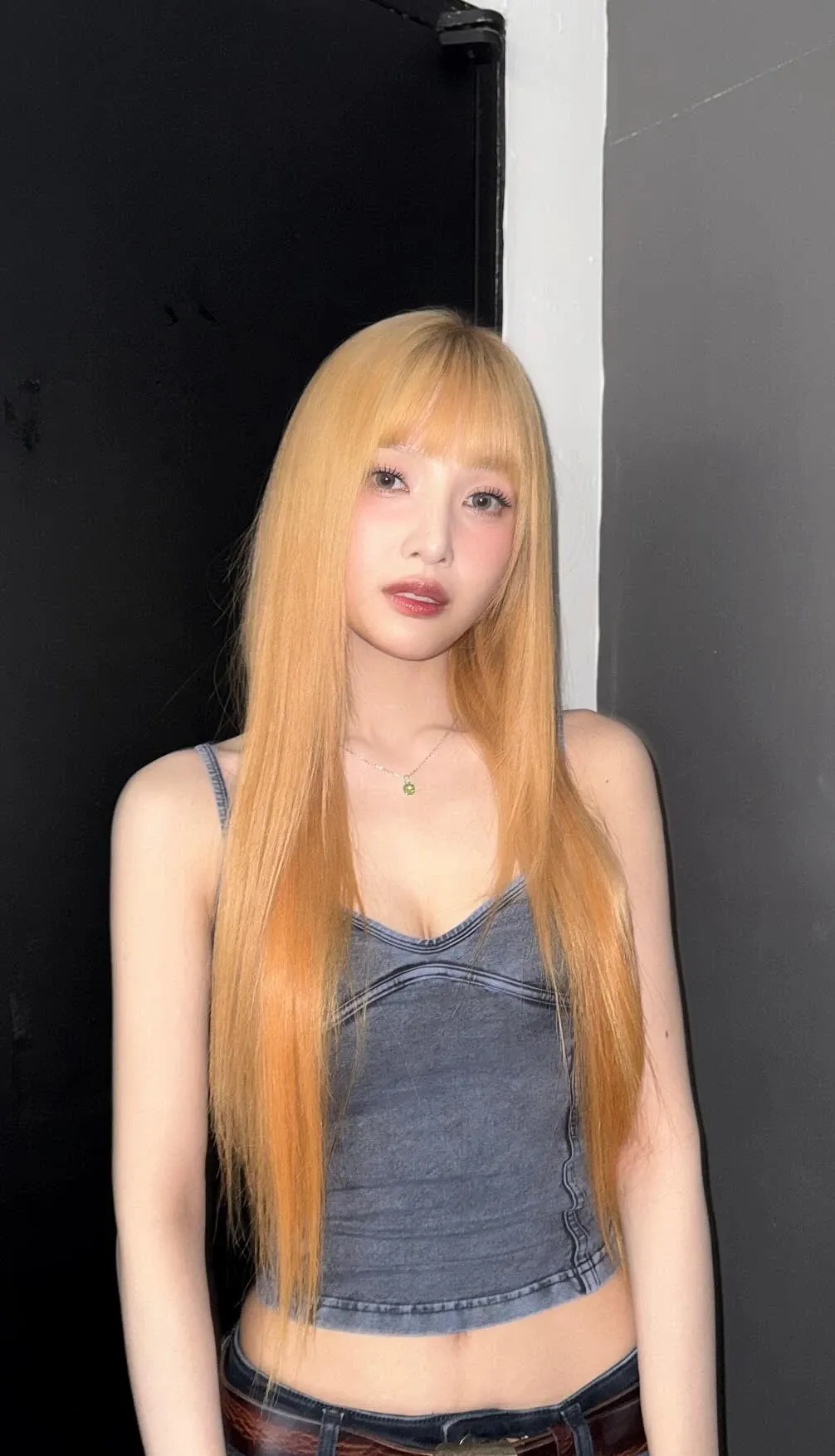 A heartfelt wallpaper shared by Joy (Red Velvet)'s fans