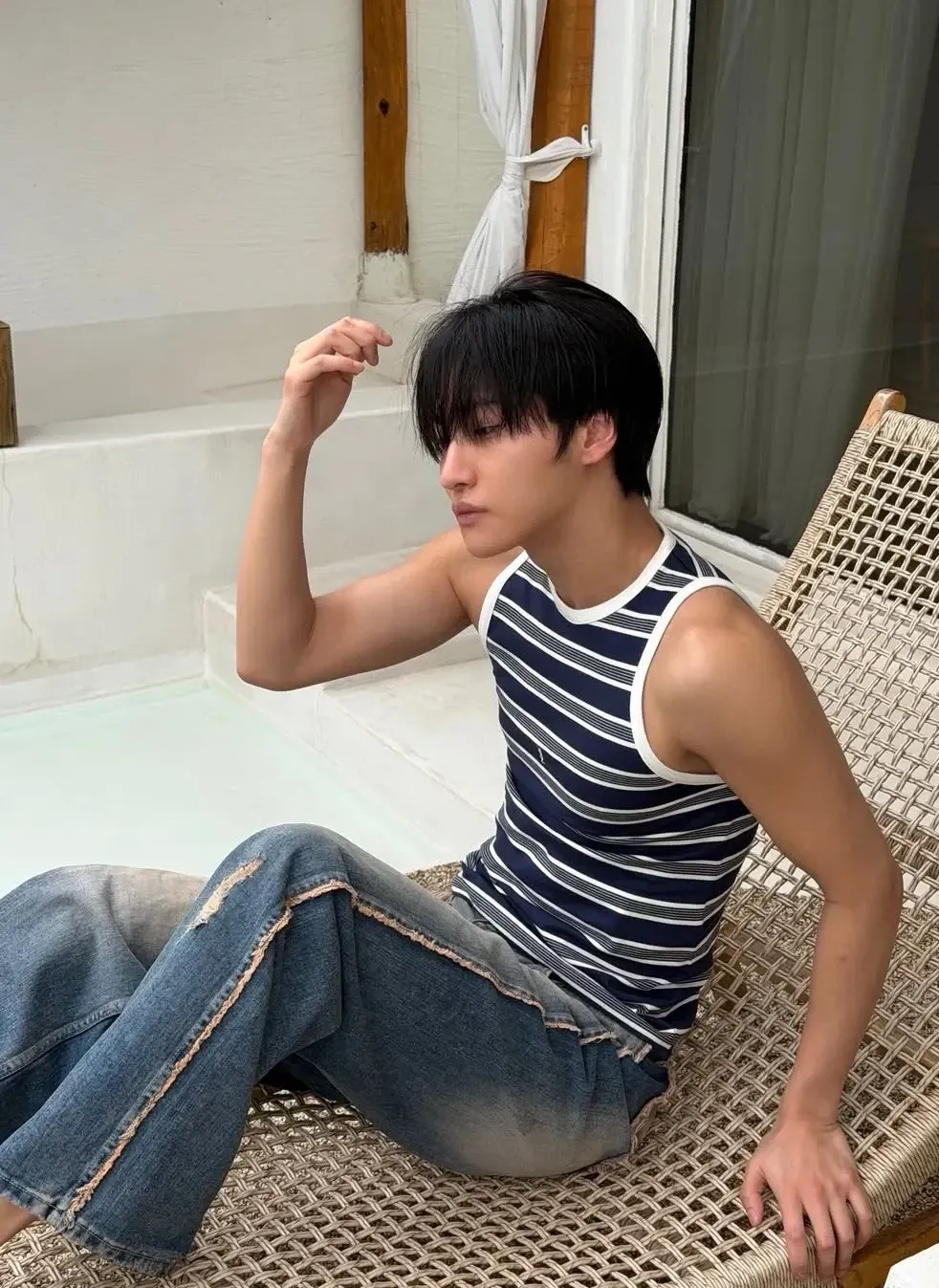 Recent activity shot of Seonghwa (ATEEZ)